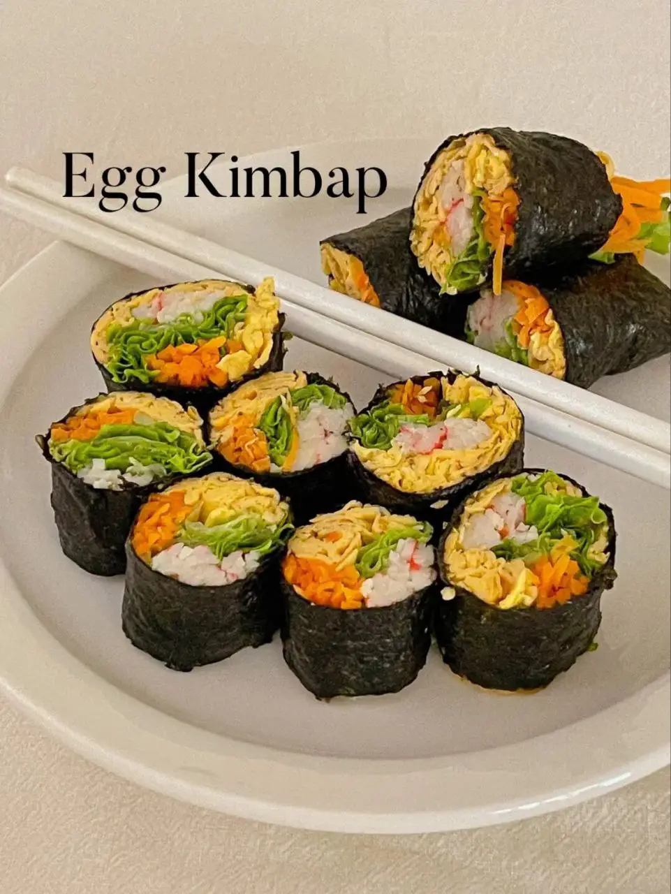 The Recipe Of Egg Kimbap With Low Carb Gallery Posted By Lillie