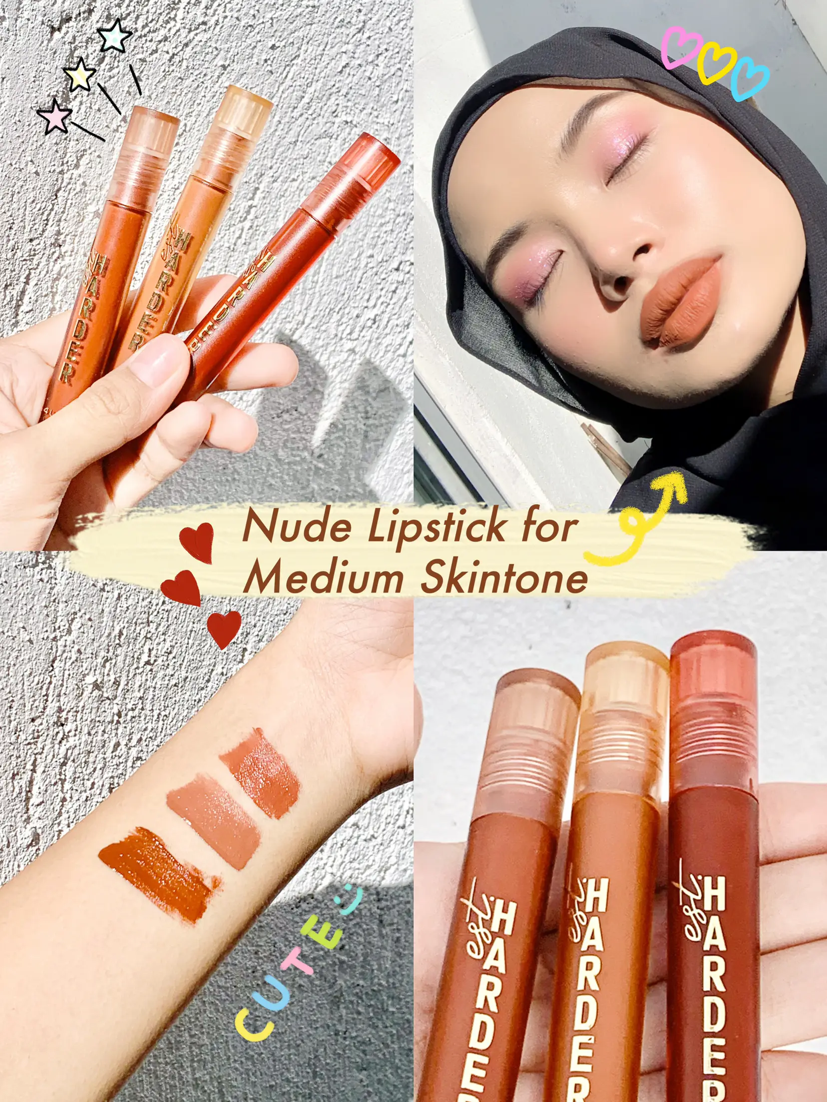 NUDE LIPSTICK FOR MEDIUM SKINTONE แกลเลอรทโพสตโดย Fara Juliana