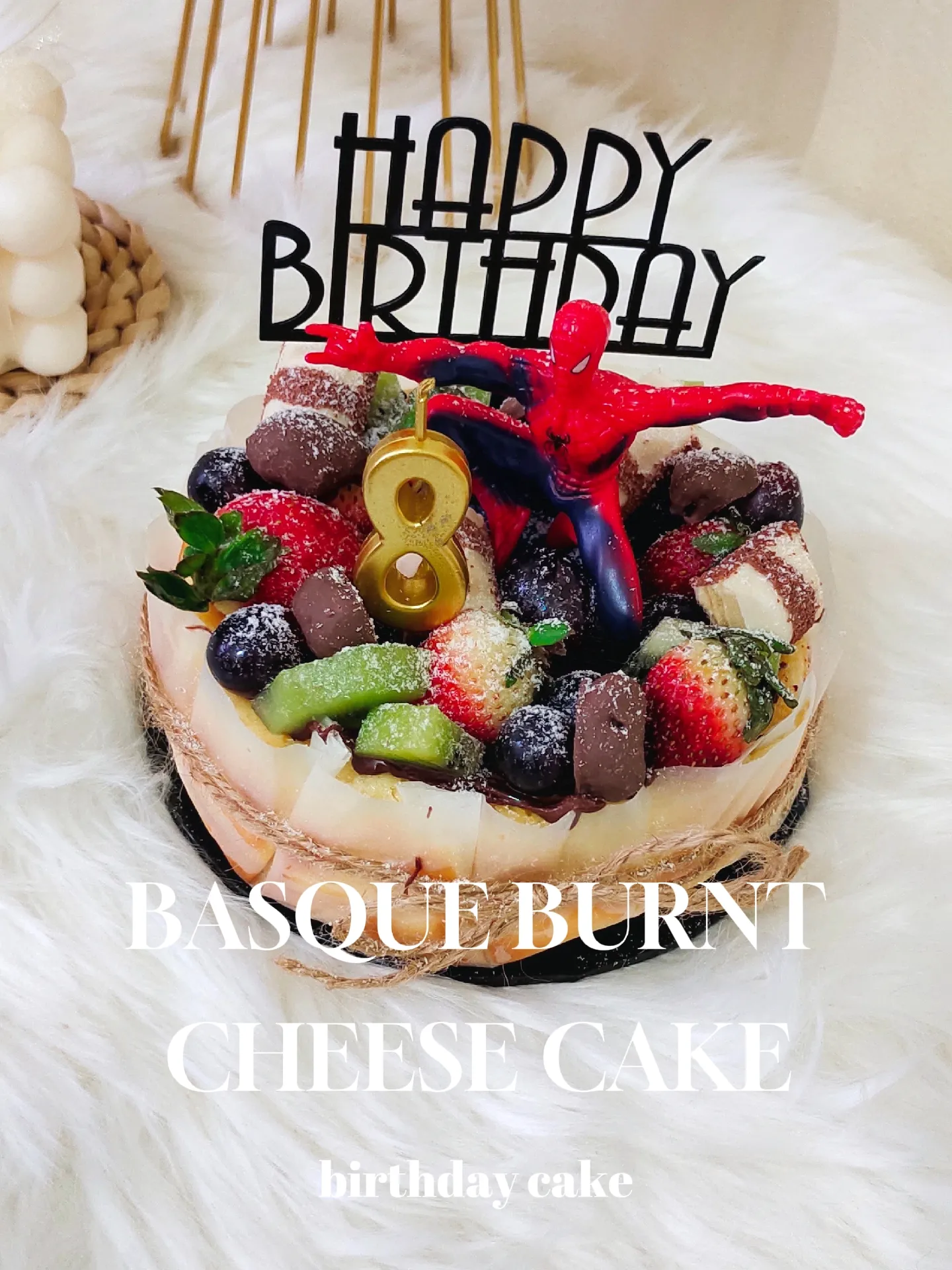 Basque Burnt Cheesecake Birthday Cake Galeri Disiarkan Oleh Butter