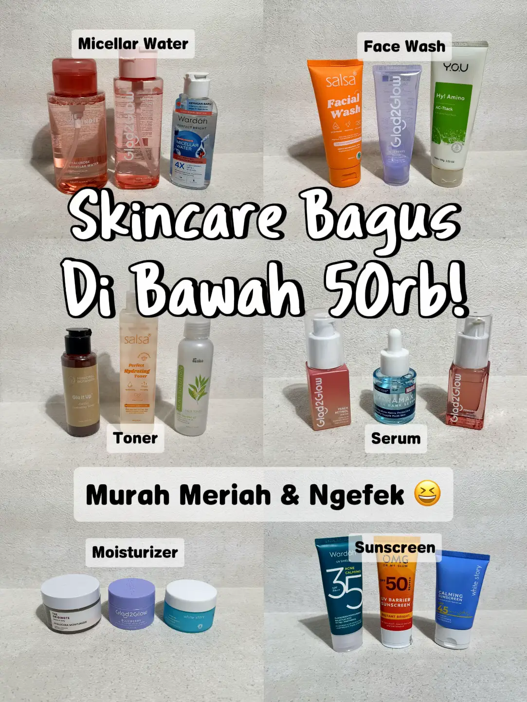 Skincare Bagus Gak Pake Mahal 50rb Ngefek Banget Galeri Diposting