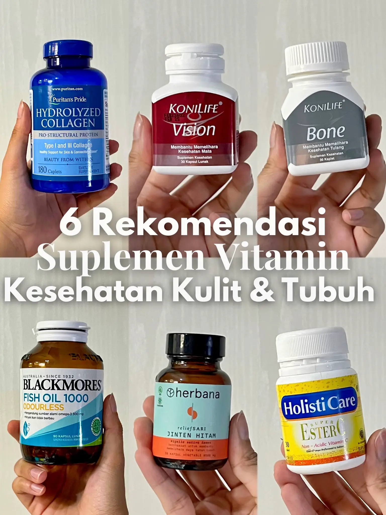 6 Suplemen Vitamin Untuk Kesehatan Kulit Tubuh Galeri Diposting