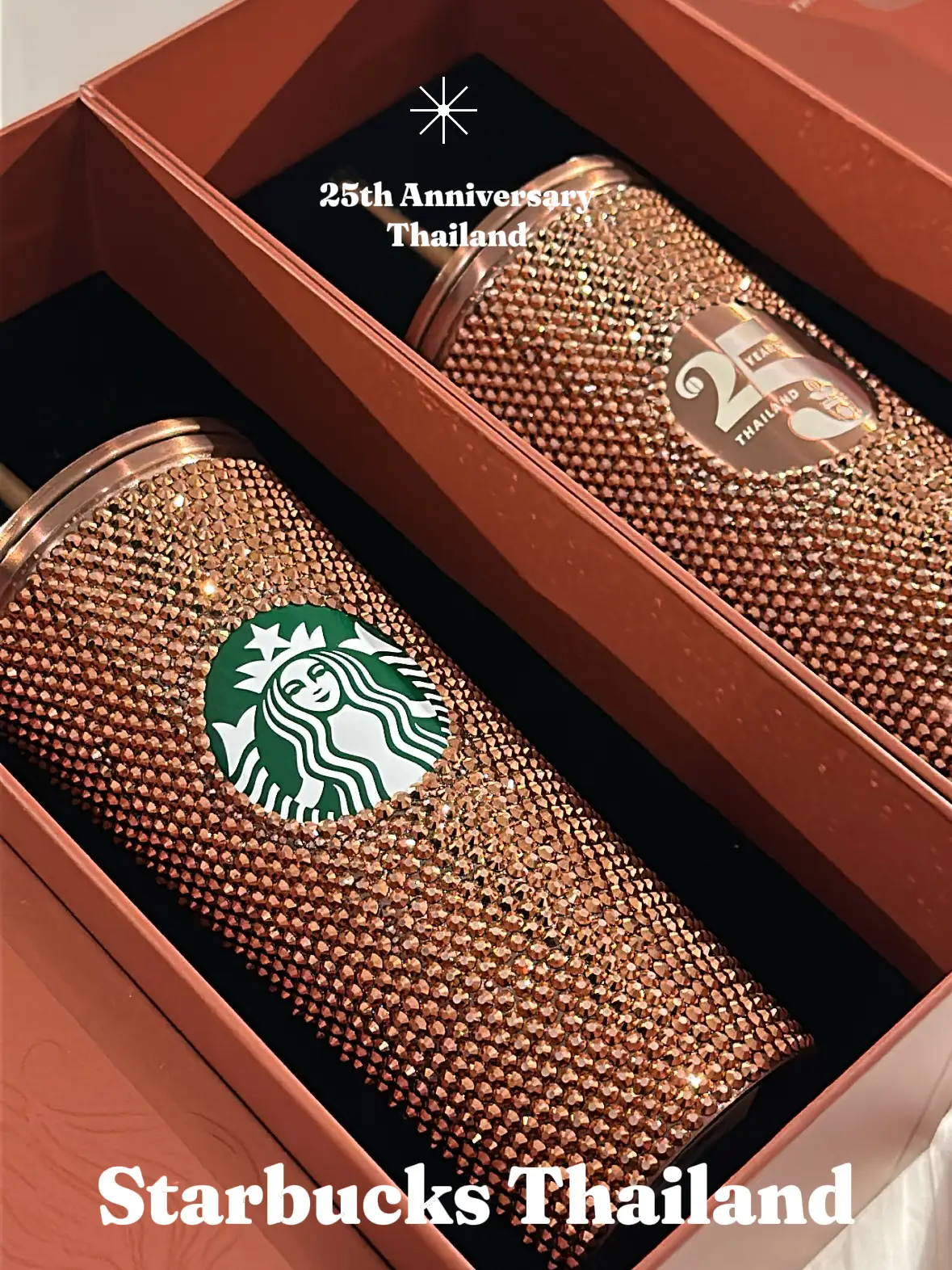 Starbucks 25th Bling Cold Cup Limited Edition แกลเลอรทโพสตโดย