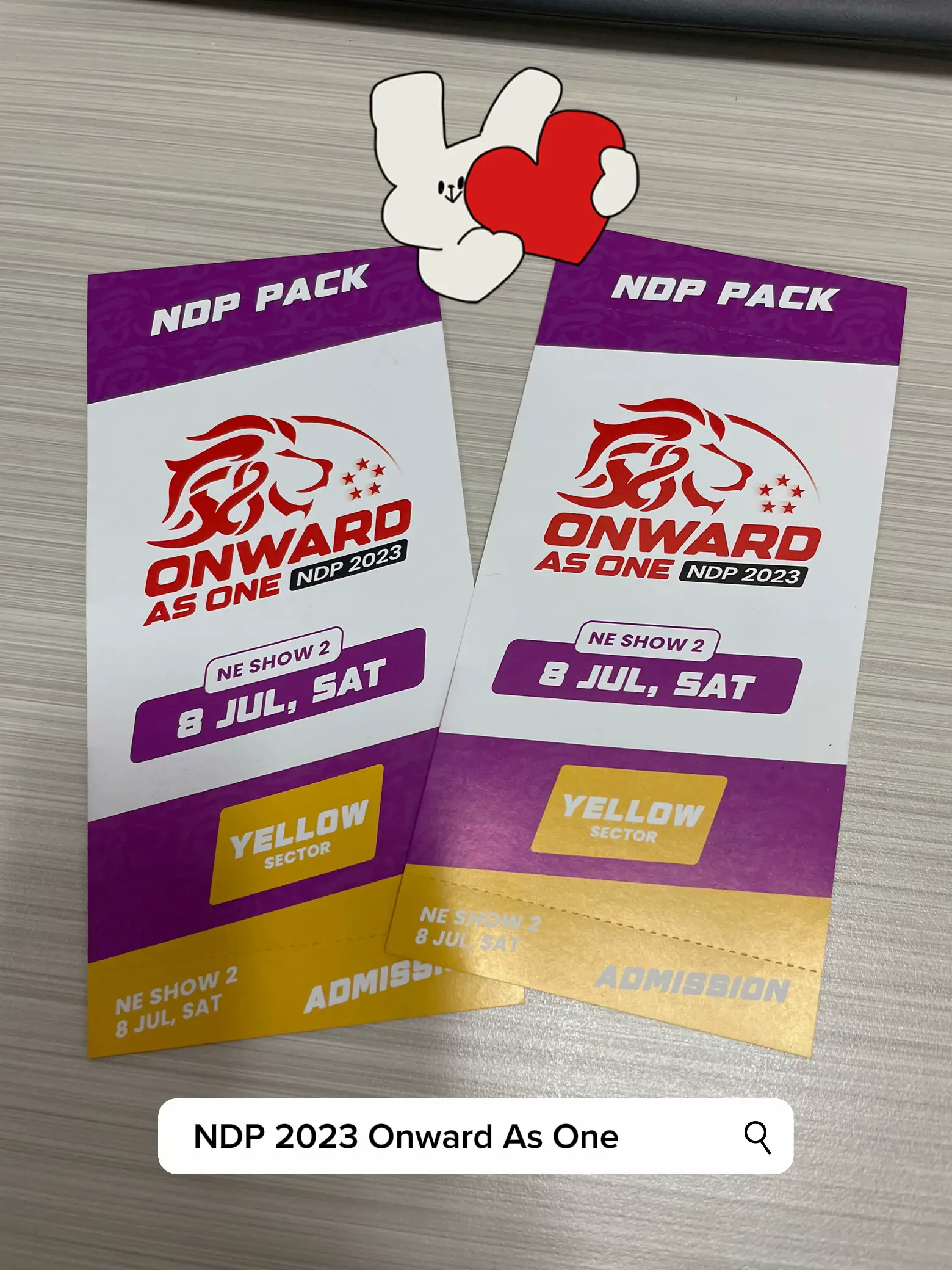 Ndp Tickets Onward As One Gallery Posted By Prata Lemon