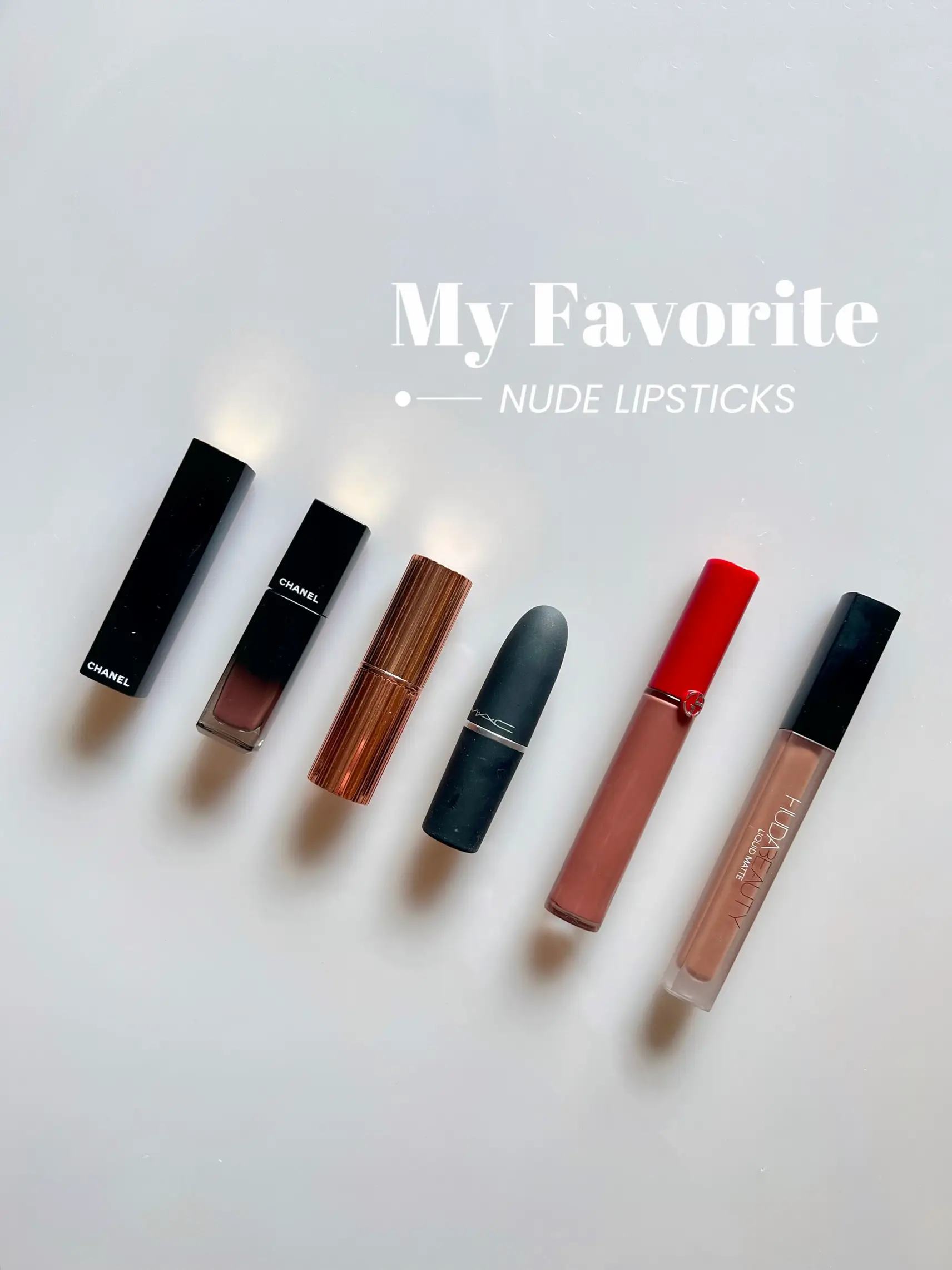 My Favorite Nude Lipsticks