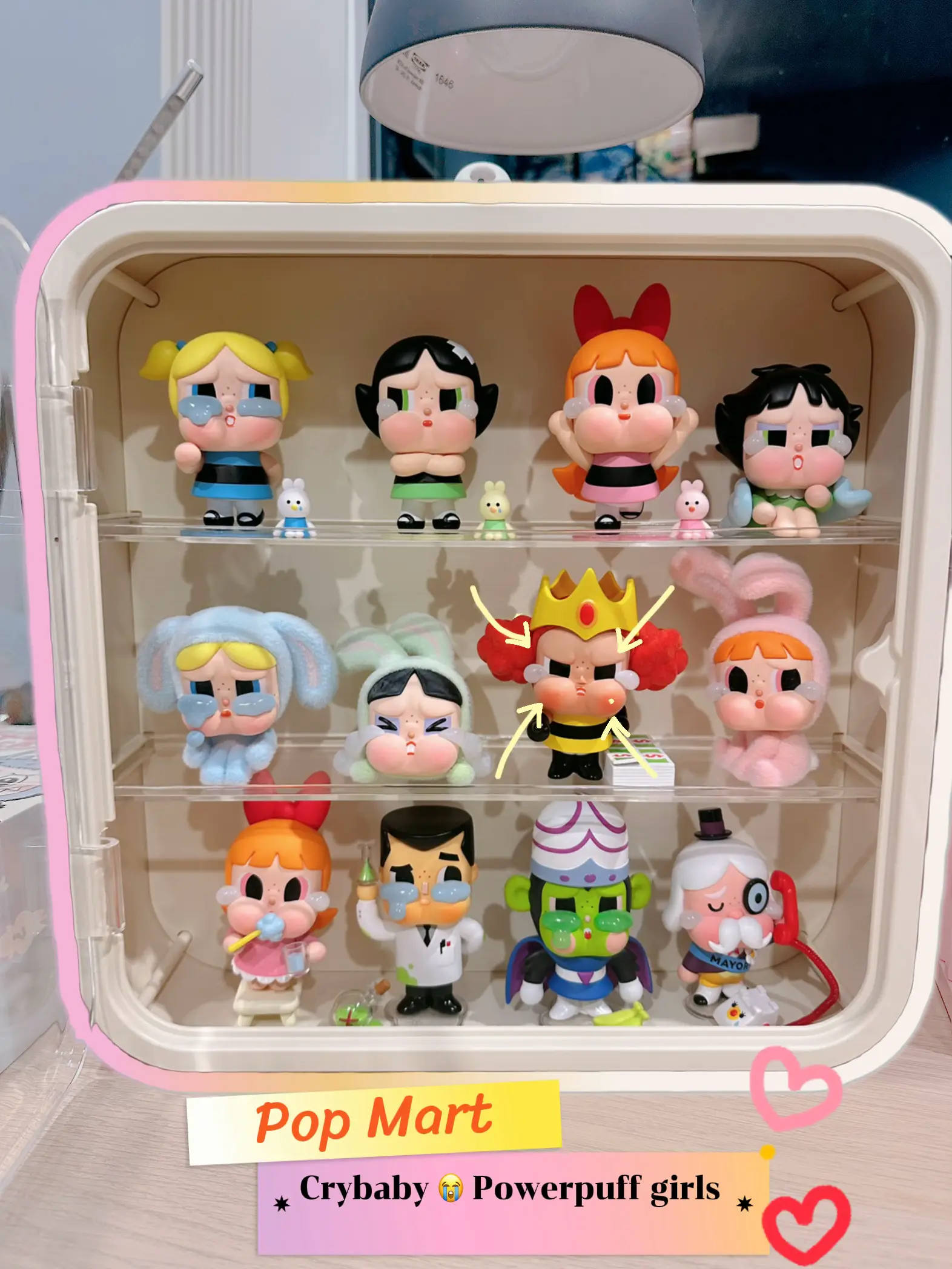 Crybaby x Powerpuff Girls กลองสม popmart แกลเลอรทโพสตโดย