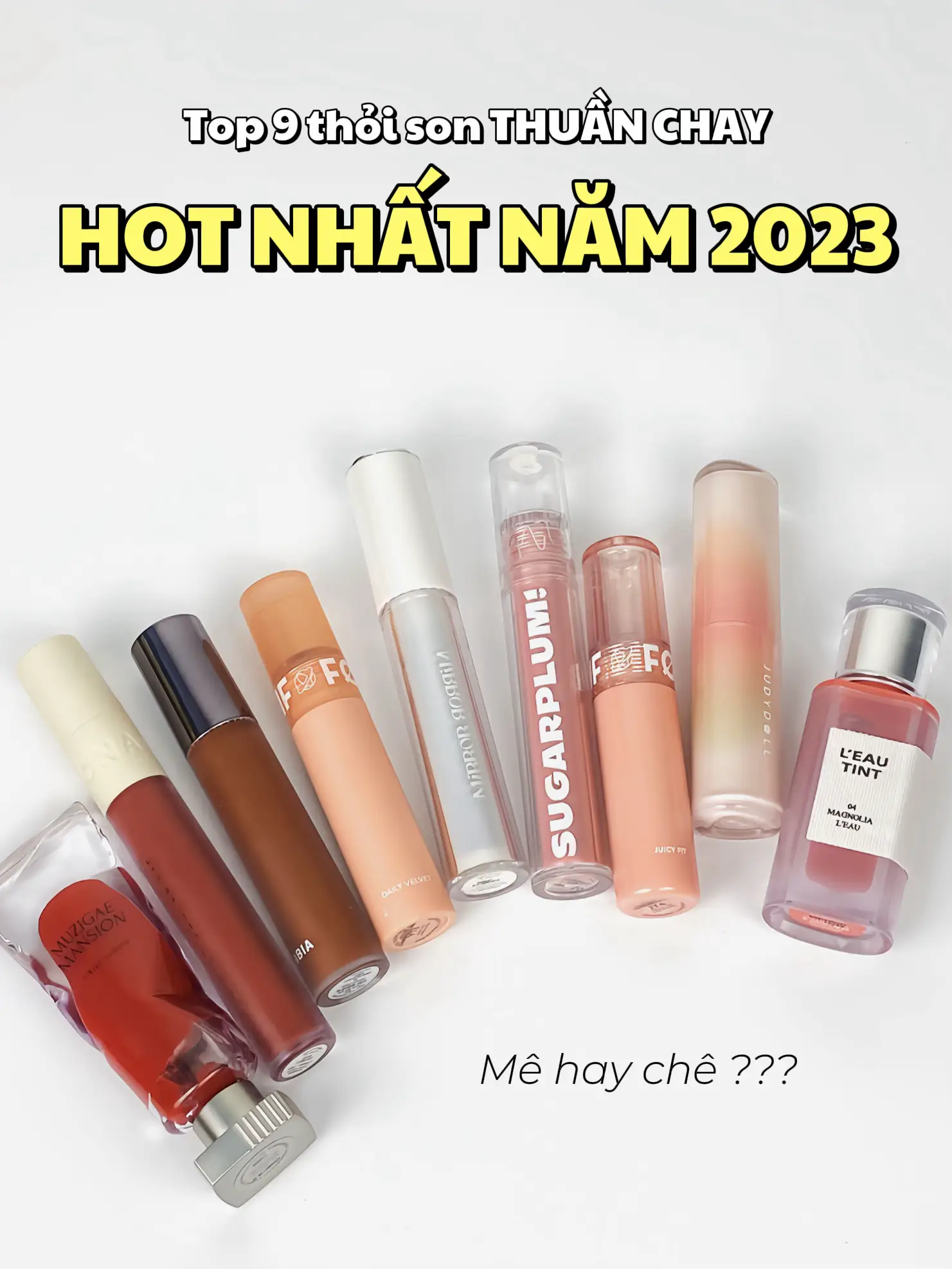 Top thỏi son THUẦN CHAY HOT NHẤT mê hay chê Bộ sưu tập do
