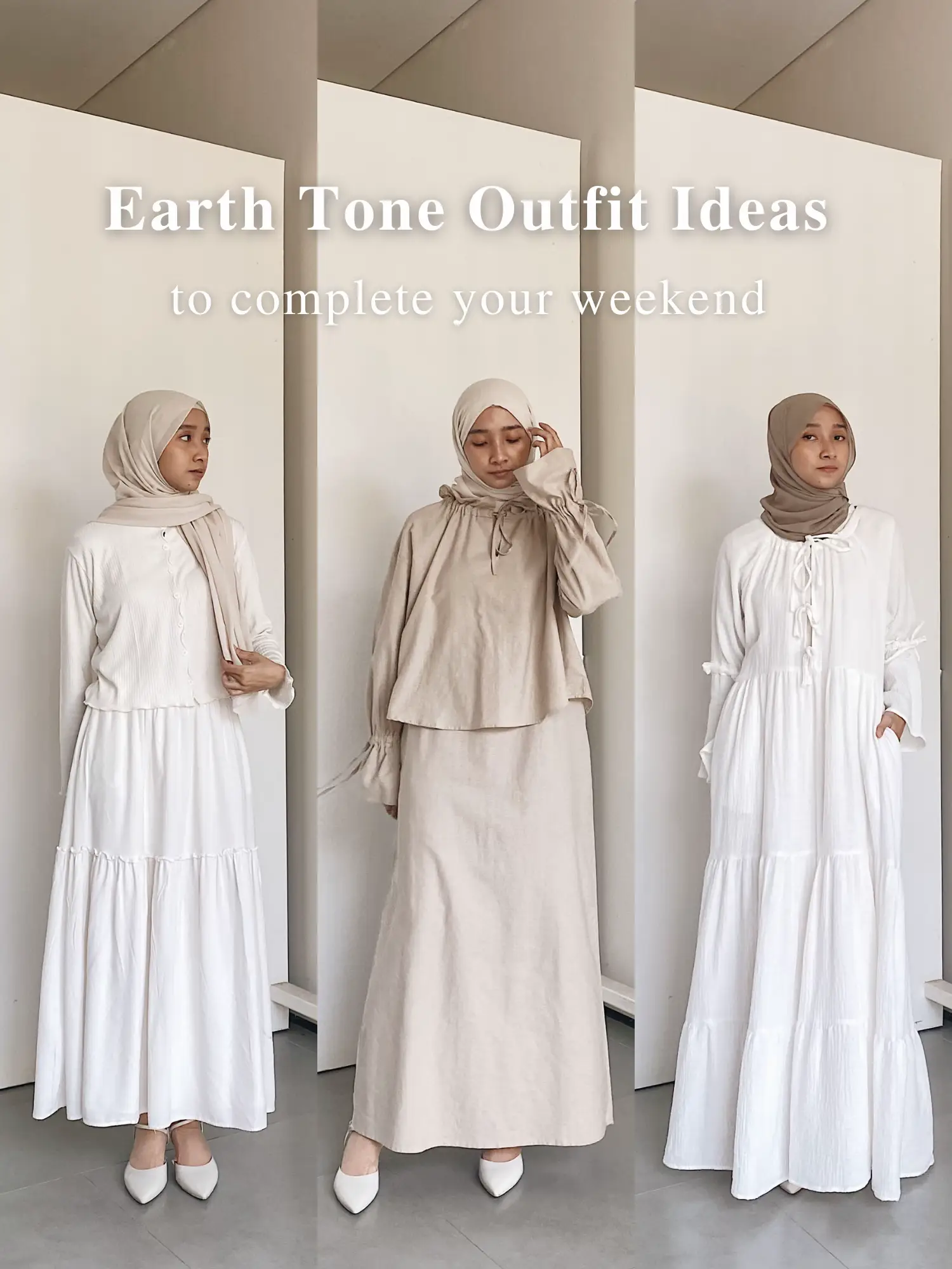 Earth Tone Outfit Ideas Monochrome