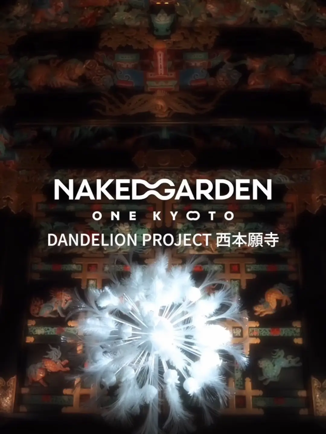 西本願寺 国宝唐門に平和の願いで世界と繋がるアートDANDELION PROJECT NAKED INCの投稿動画 Lemon8