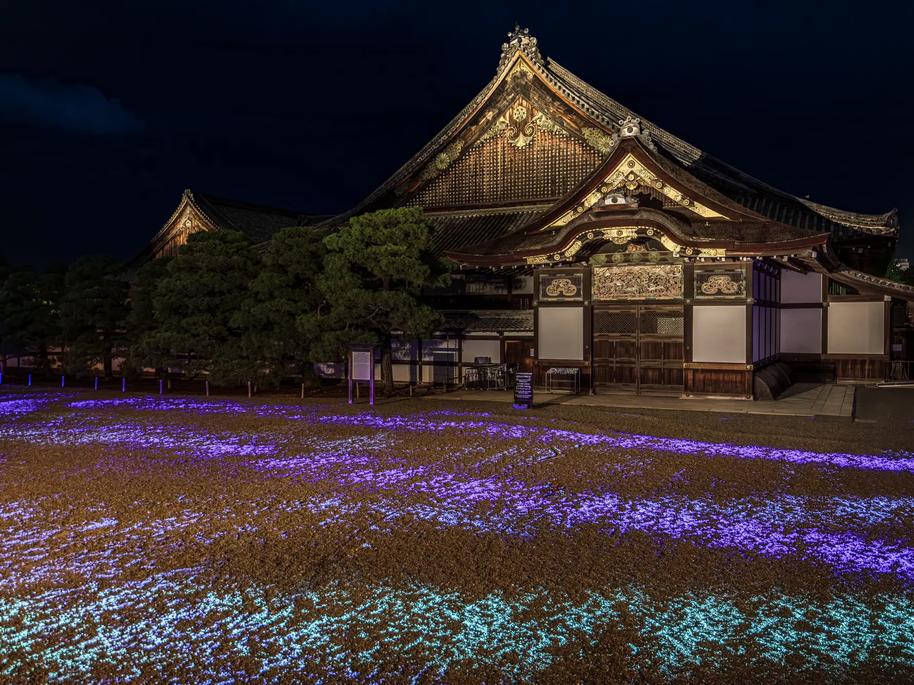 Finally The Finale Naked Summer Festival World Heritage Nijo Castle Is Being Held