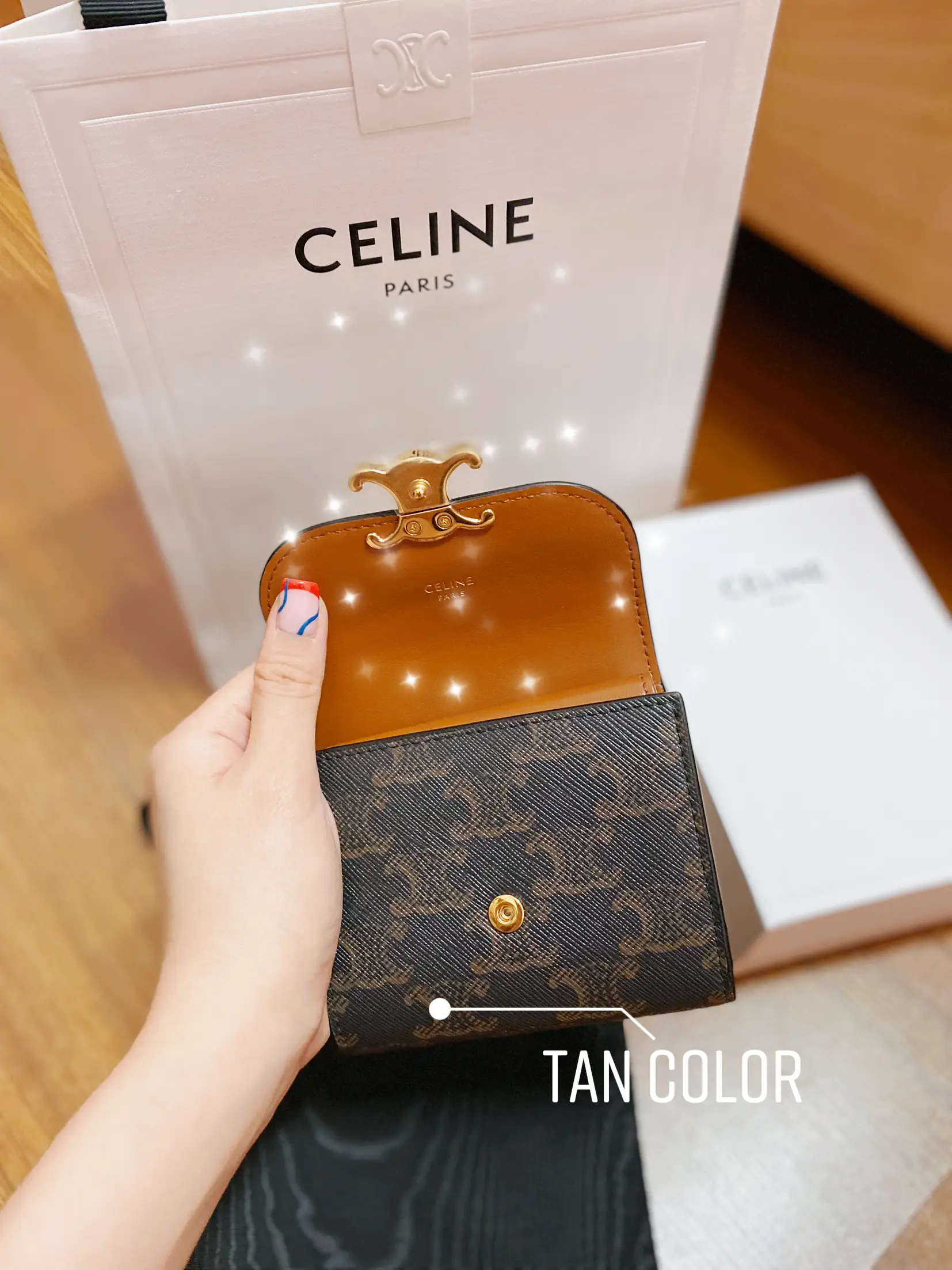 Celine Trifold Wallet Unboxing 