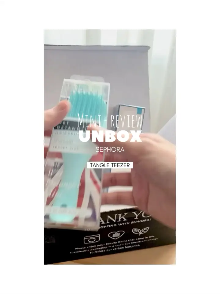 UNBOX + REVIEW: SEPHORA 20% OFF TANGLE TEEZER EXCELLED, Video published by  ntwrntrs