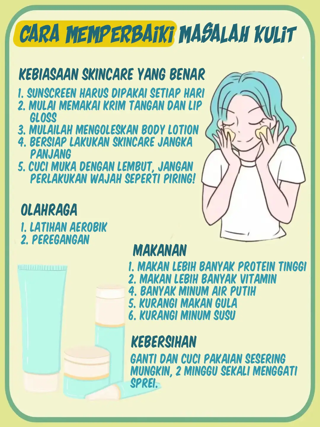 Produk perawatan kulit untuk kecantikan dan kesehatan