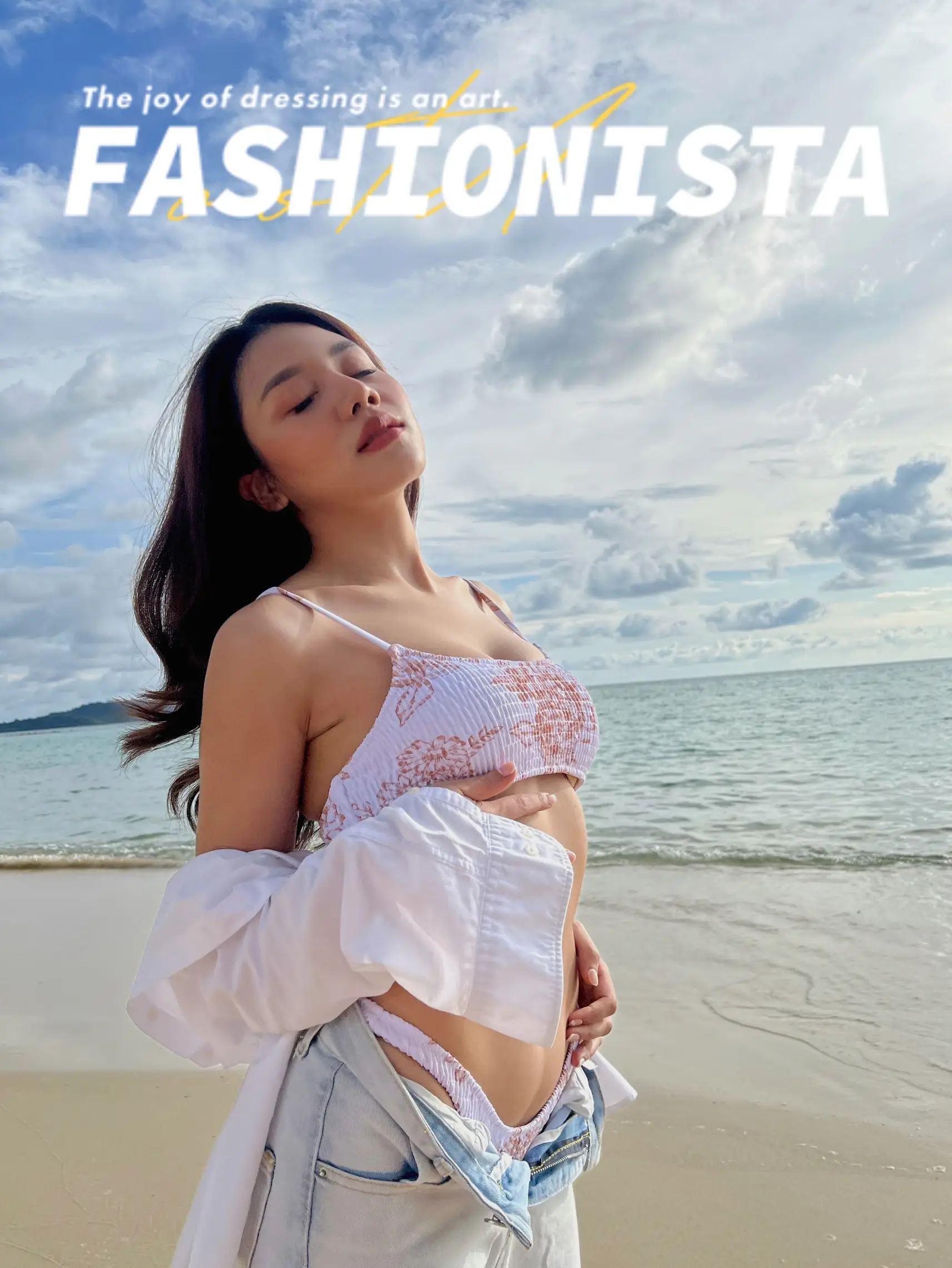 4スーパールック!!海に行く、しかし、海がお湯を沸騰するまで強打🏝🧉💥💥 | ღpairnapasornが投稿したフォトブック | Lemon8