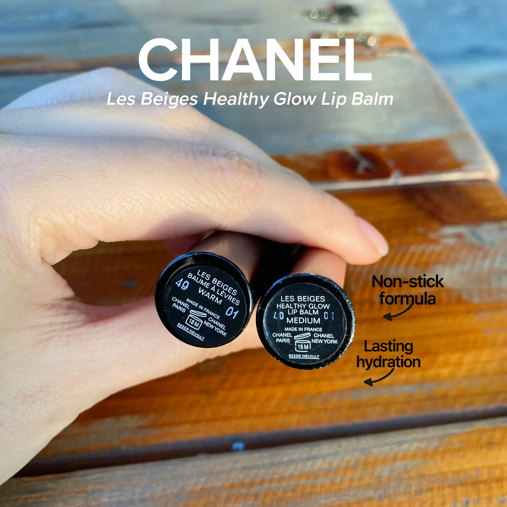 CHANEL Les Beiges Healthy Glow Lip Balm swatch, Gallery posted by  LittlecatReview