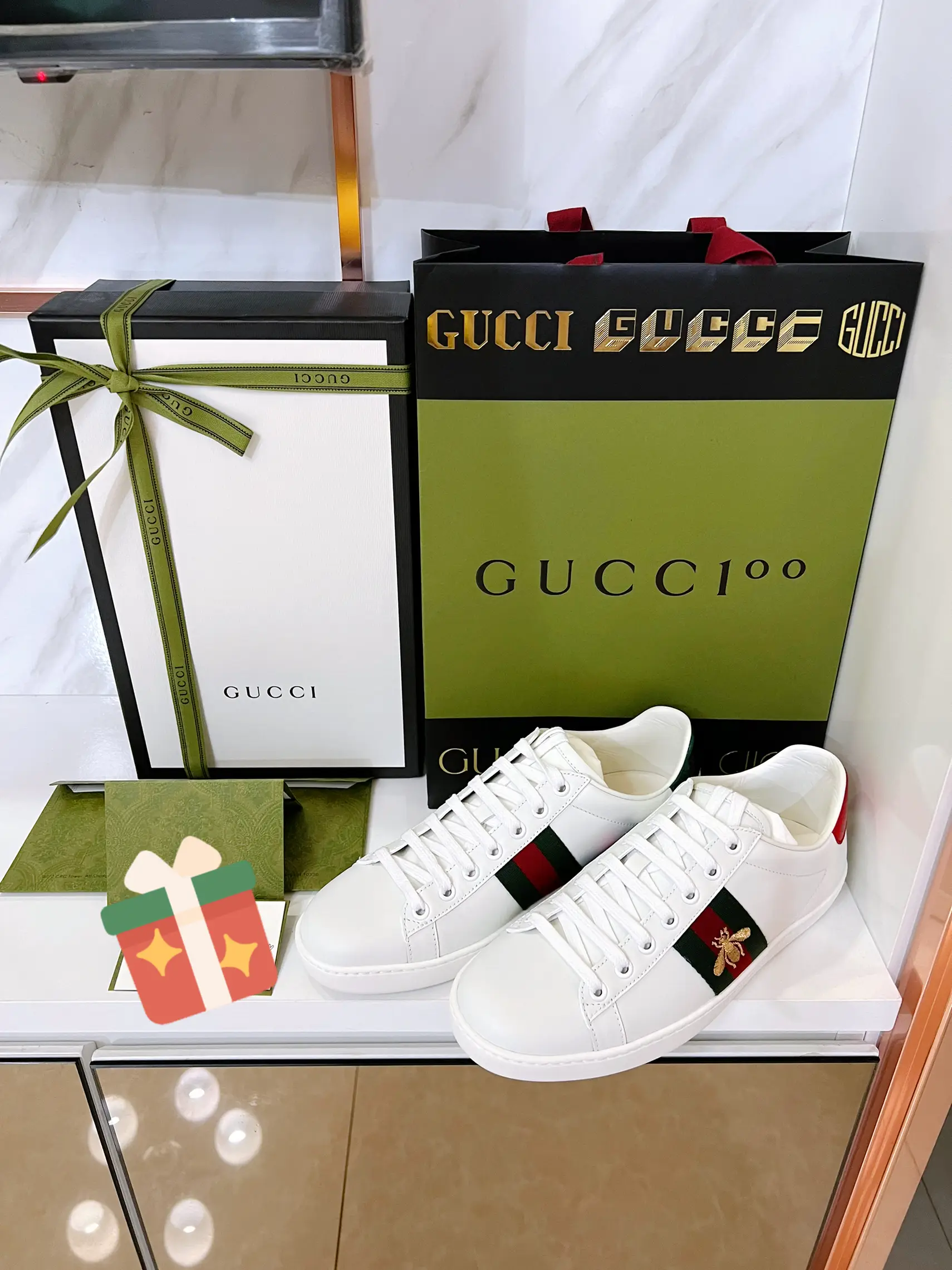 Gucci on sale butterfly sneakers