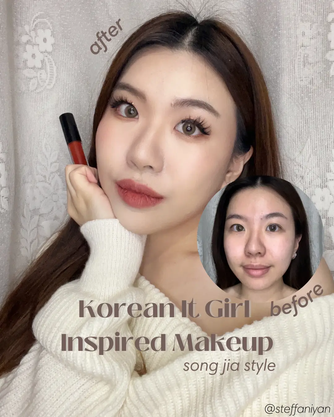 KOREAN IT GIRL SONG JIA INSPIRED MAKEUP TUTORIAL | Gallery posted by  steffaniyan | Lemon8