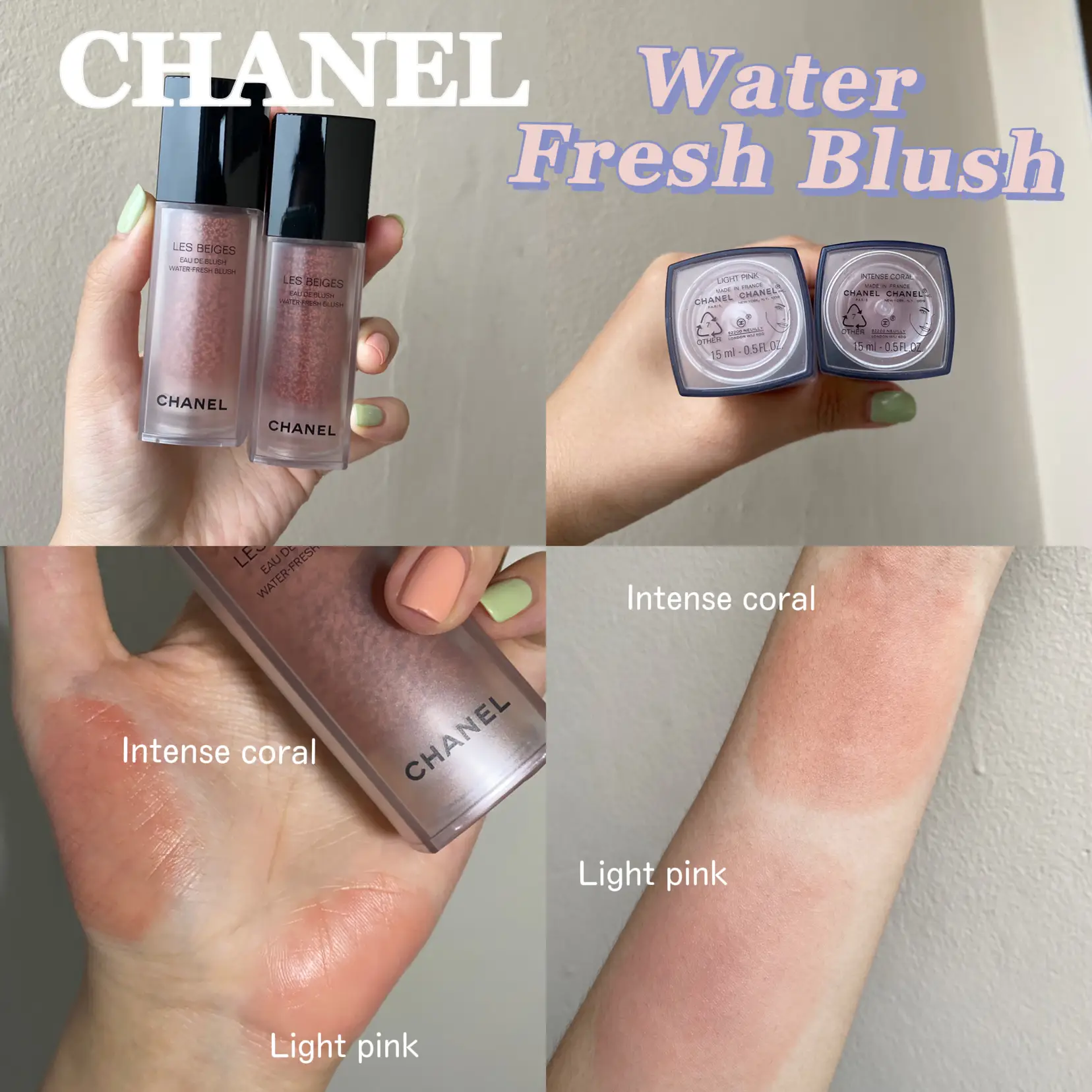 Chanel water fresh blush & Trips how to apply💖