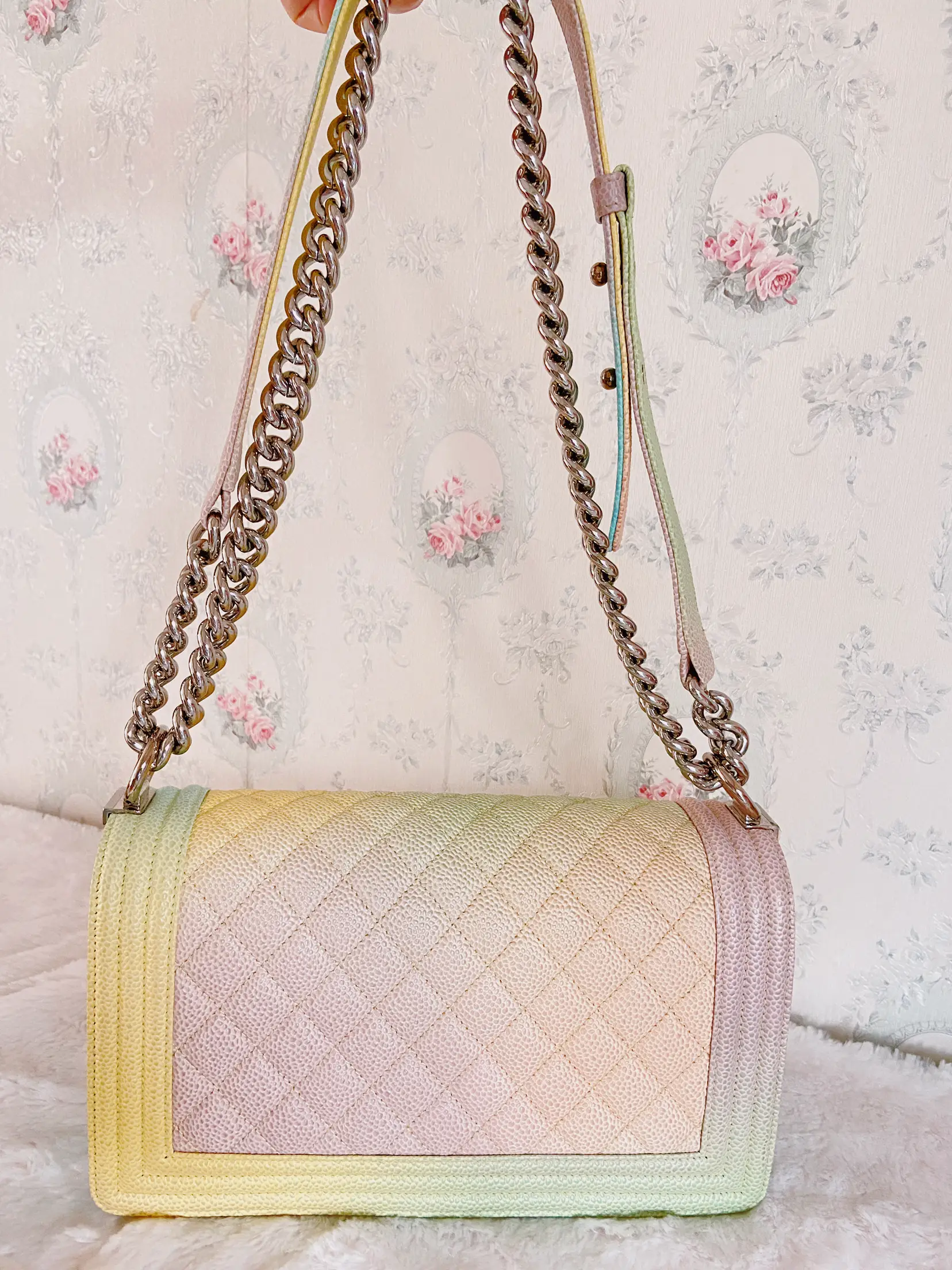 Rainbow chanel bag discount dupe