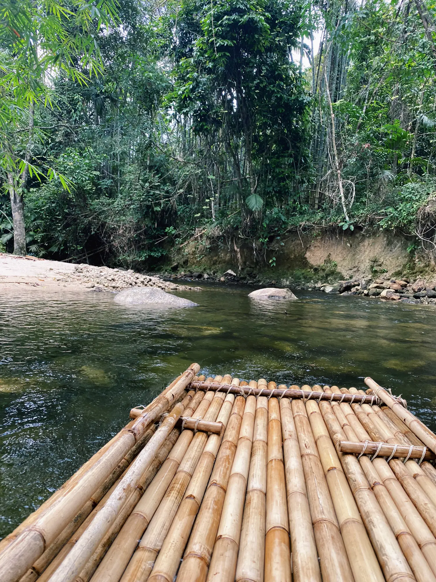 Wang Bamboo Rafting alongside Phang Nga Mon | Gallery posted by Bbeambeam |  Lemon8