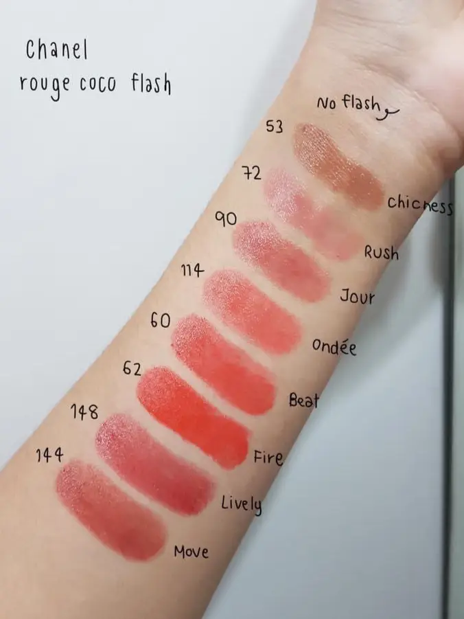 Chanel Rouge Coco flash. Come to watch the color before the page