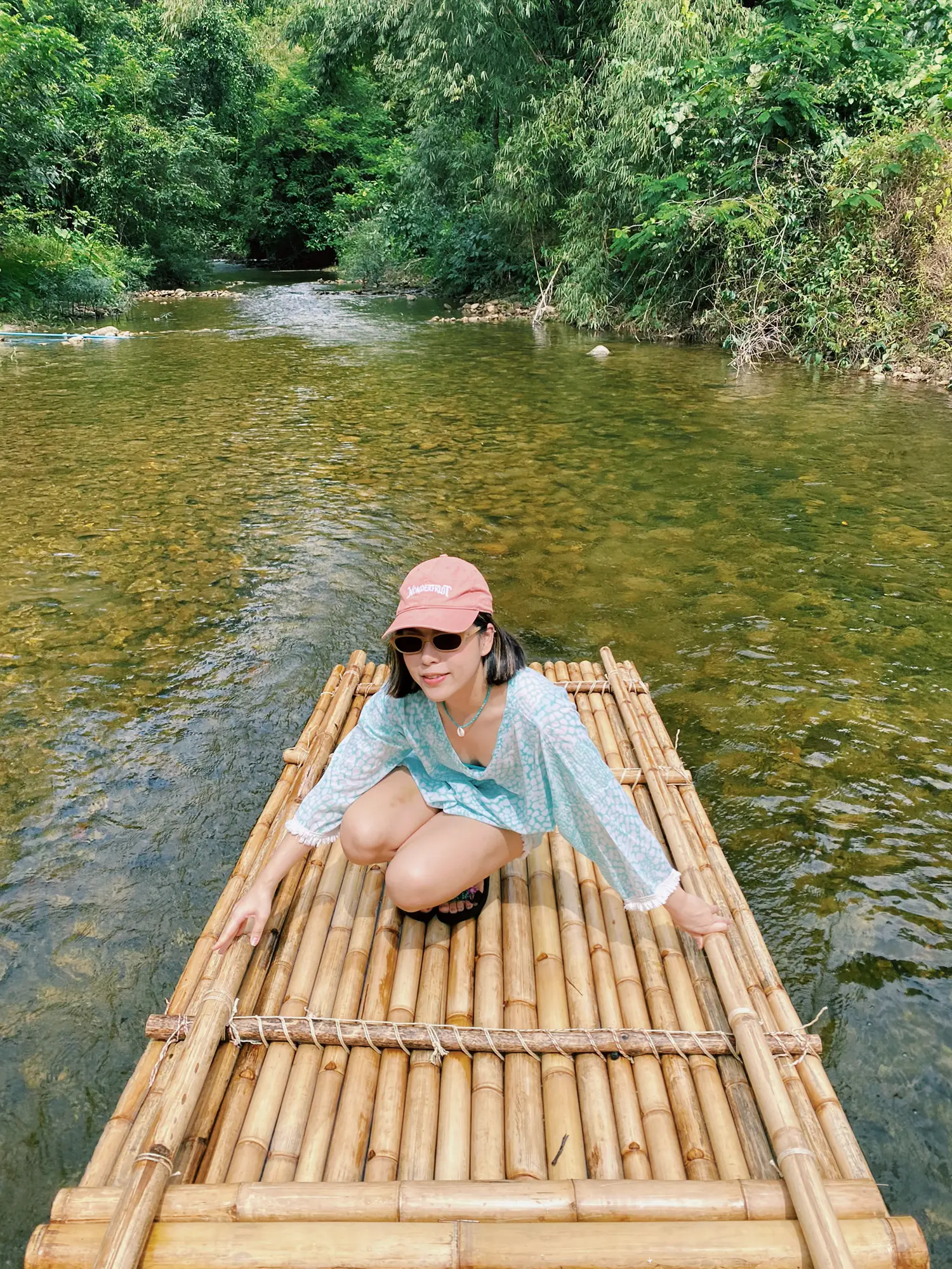 Wang Bamboo Rafting alongside Phang Nga Mon | Gallery posted by Bbeambeam |  Lemon8