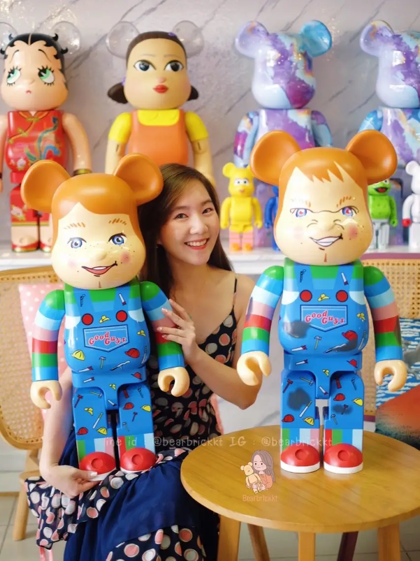 Come with 1000% Bearbrick Chucky Pack 💙💚 | Gallery posted by