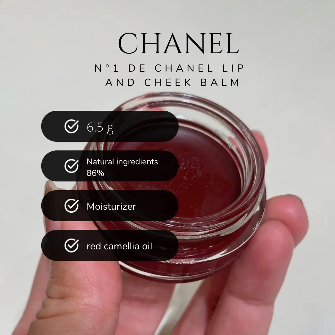 chanel lip and cheek balm swatches