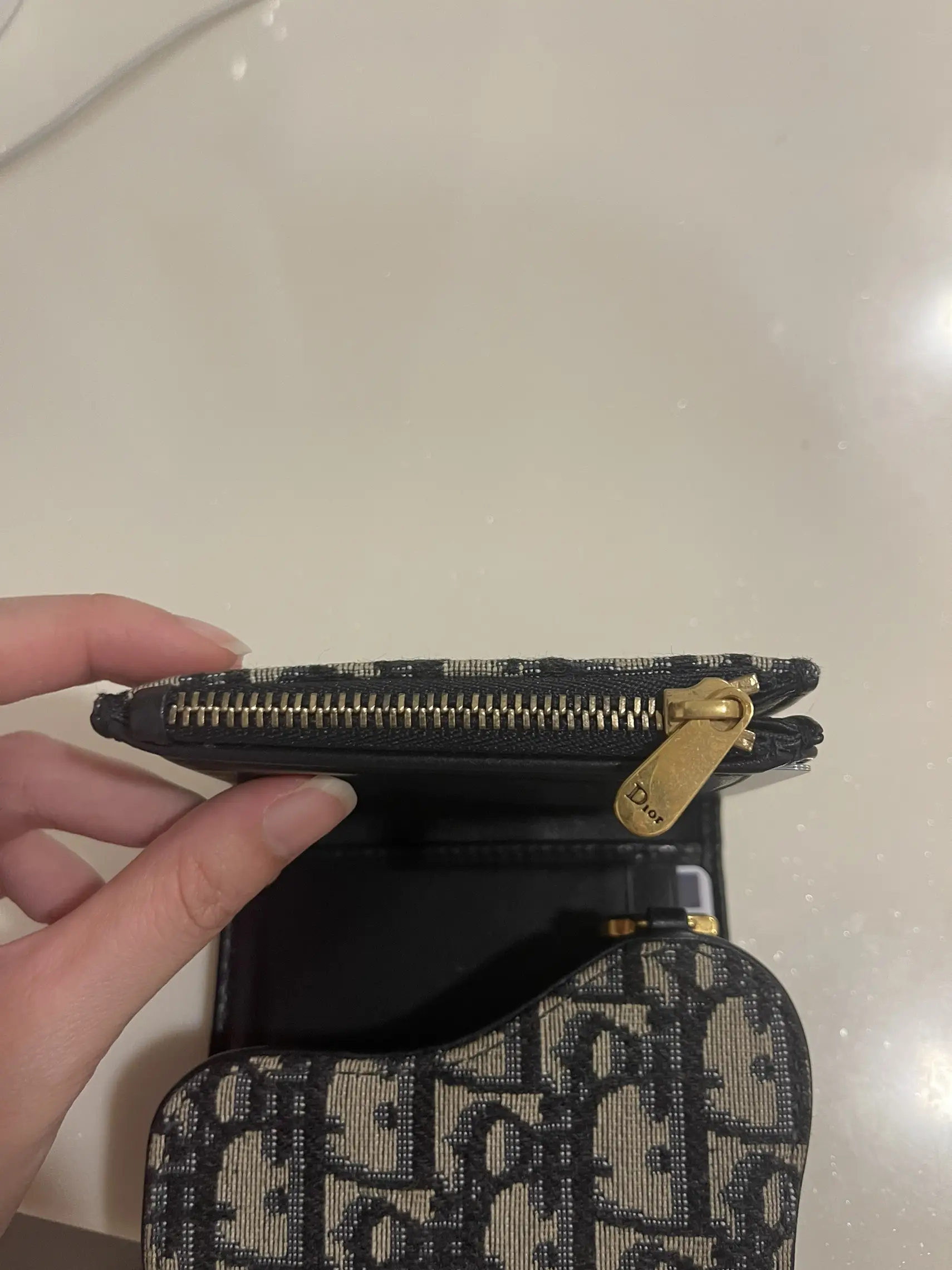 turning my dior saddle wallet into a mini bag! 🤍, Gallery posted by  eurikaleee