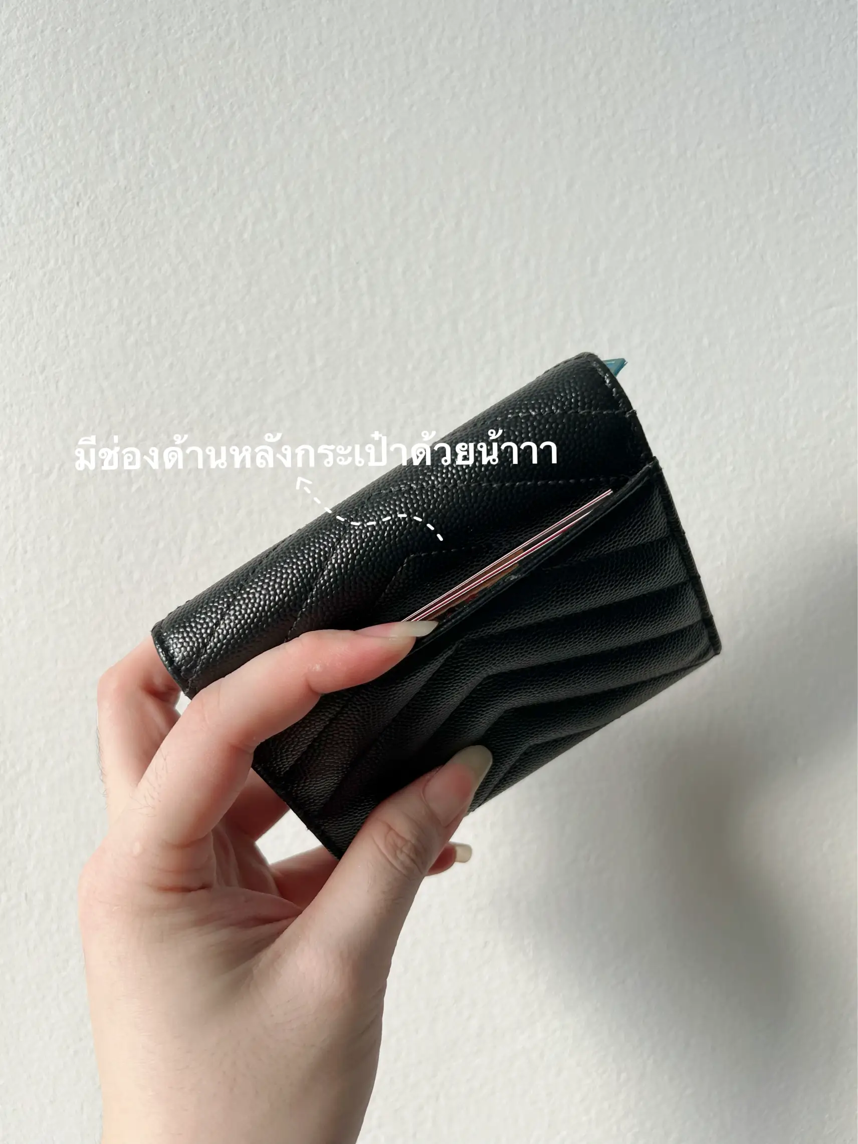 Saint Laurent Monogram Trifold Wallet Unboxing & Review, LV Victorine look  a like, How I pack