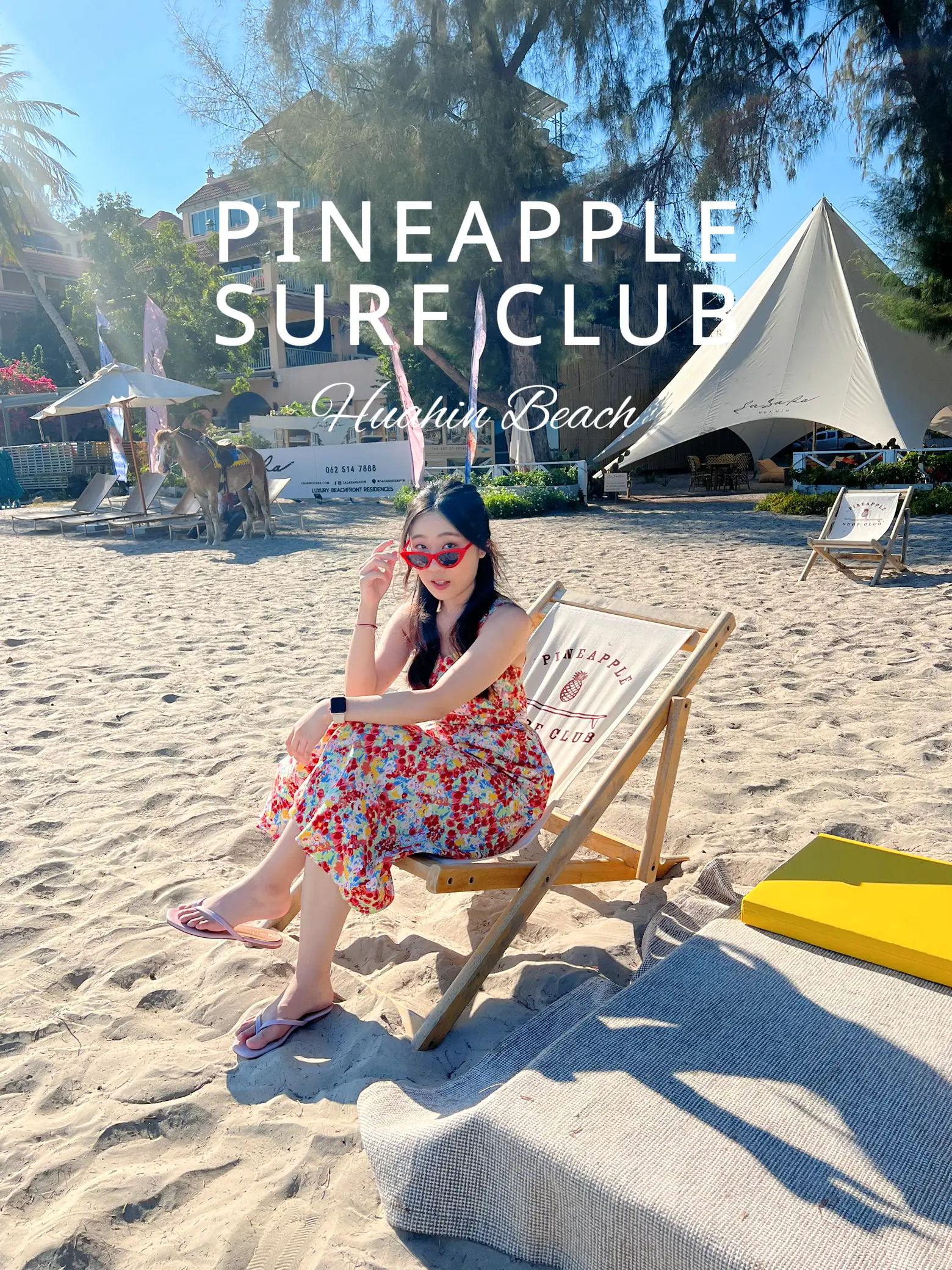 Pineapple Surf Club at Huahin Beach💖 แกลเลอรีที่โพสต์โดย kukkick Lemon8