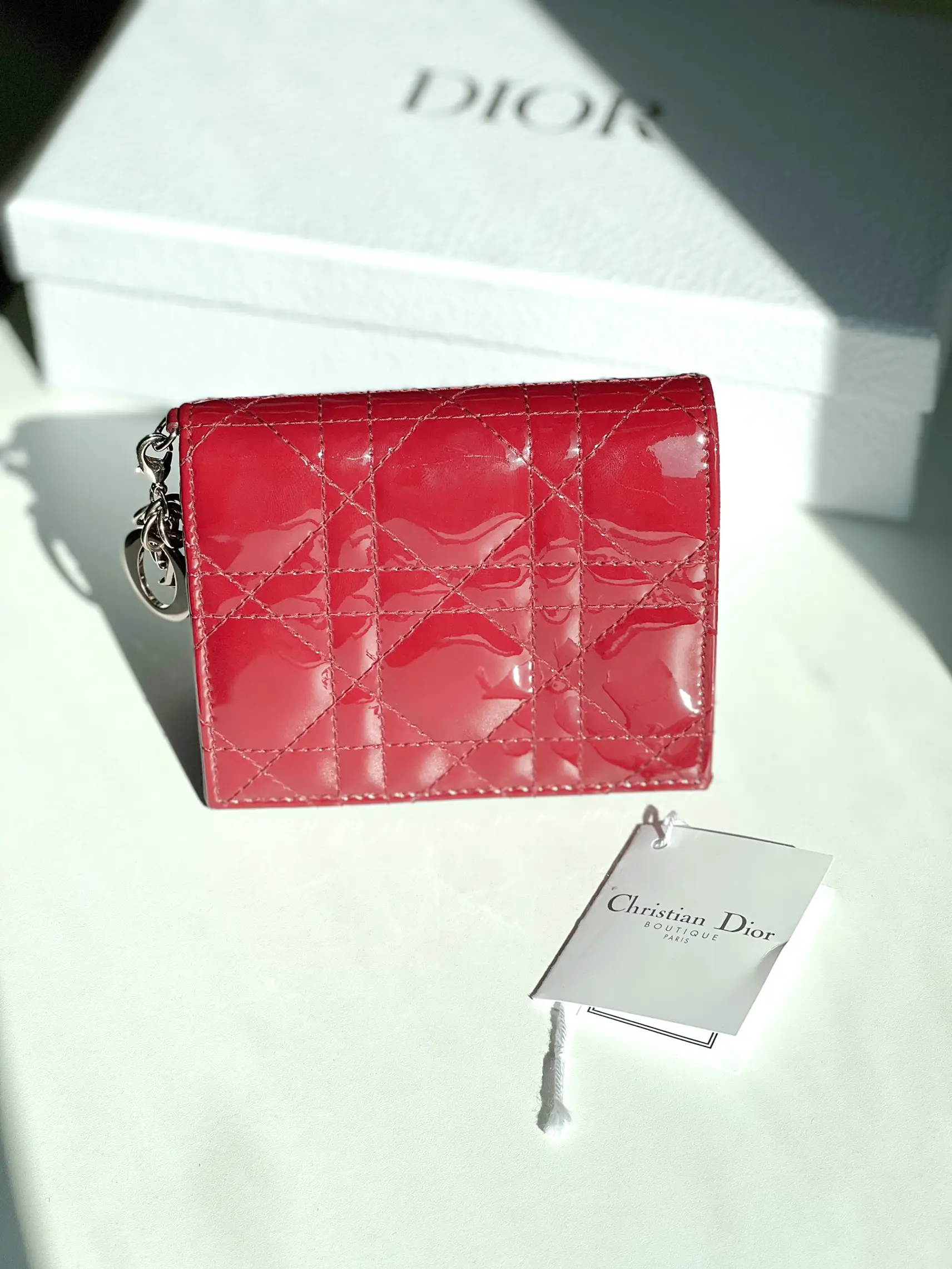 Dior mini lady online wallet