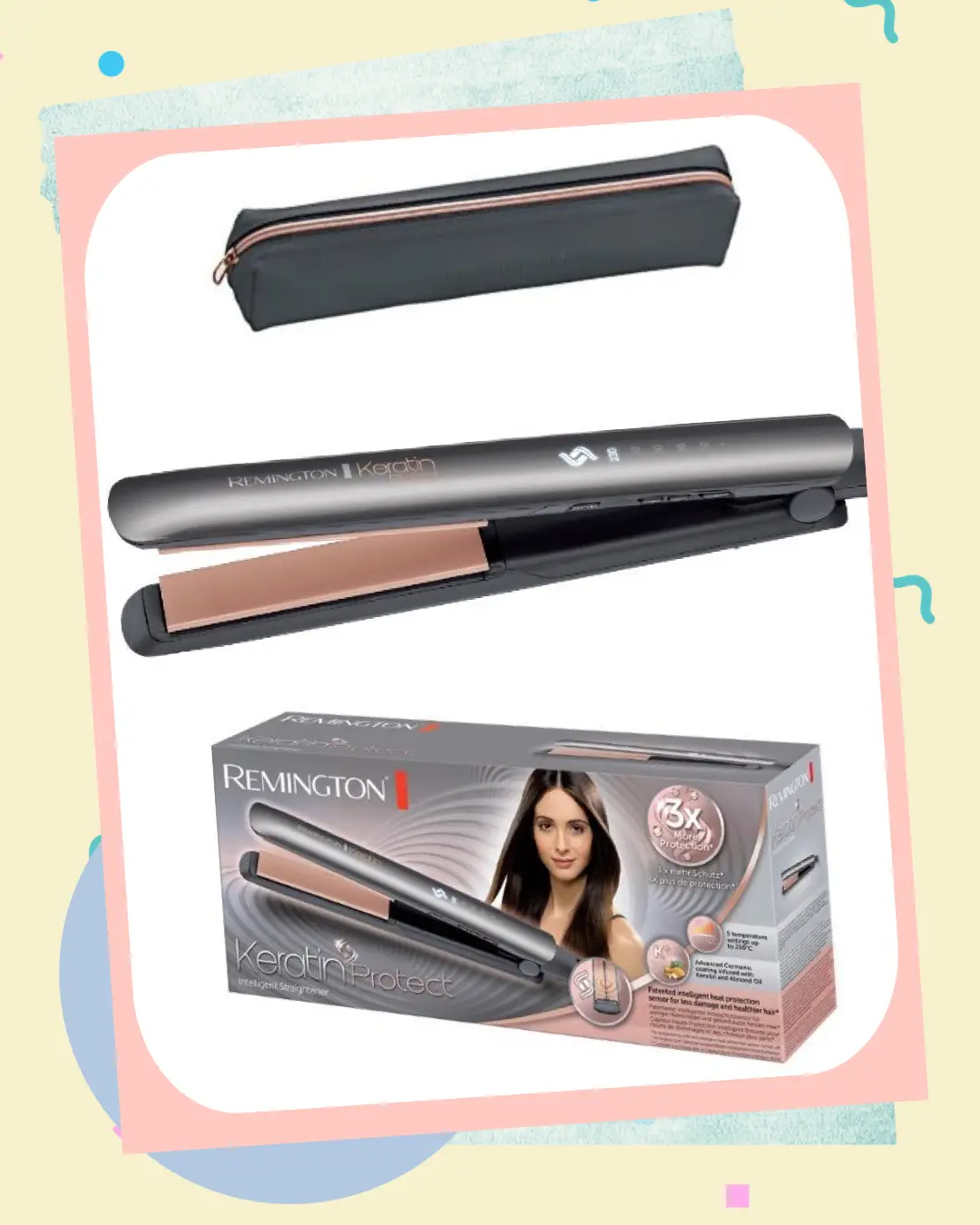 Keratin protect 2024 intelligent straightener s8598