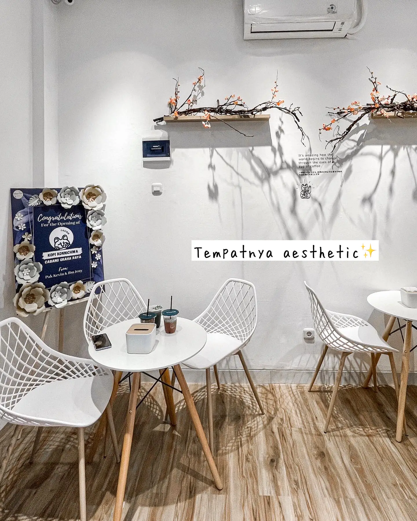 Outlet Kopi Konnichiwa Baru yang Aesthetic! | Galeri diposting oleh ...