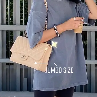 chanel classic flap bag jumbo size