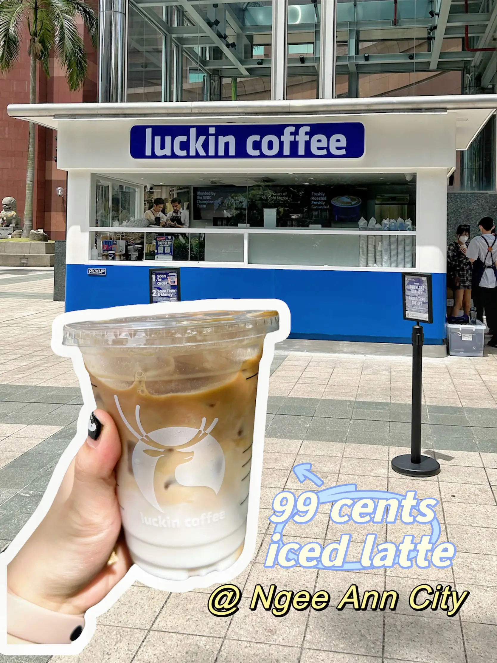 Pictures from Singapore (Ngee Ann City) : r/LuckinCoffee