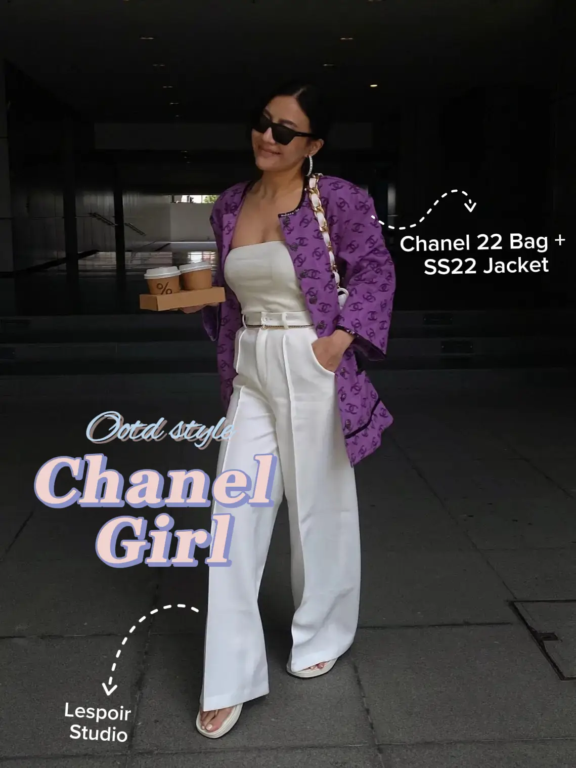 A purple Chanel look #chanelspringsummer, Gallery posted by Savi Chow