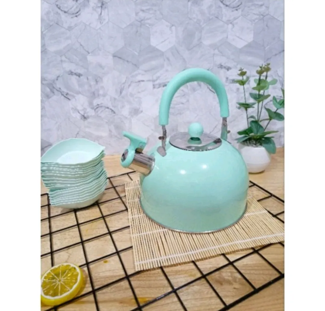 Noelle Ceramic Electric Tea Kettle in Mint