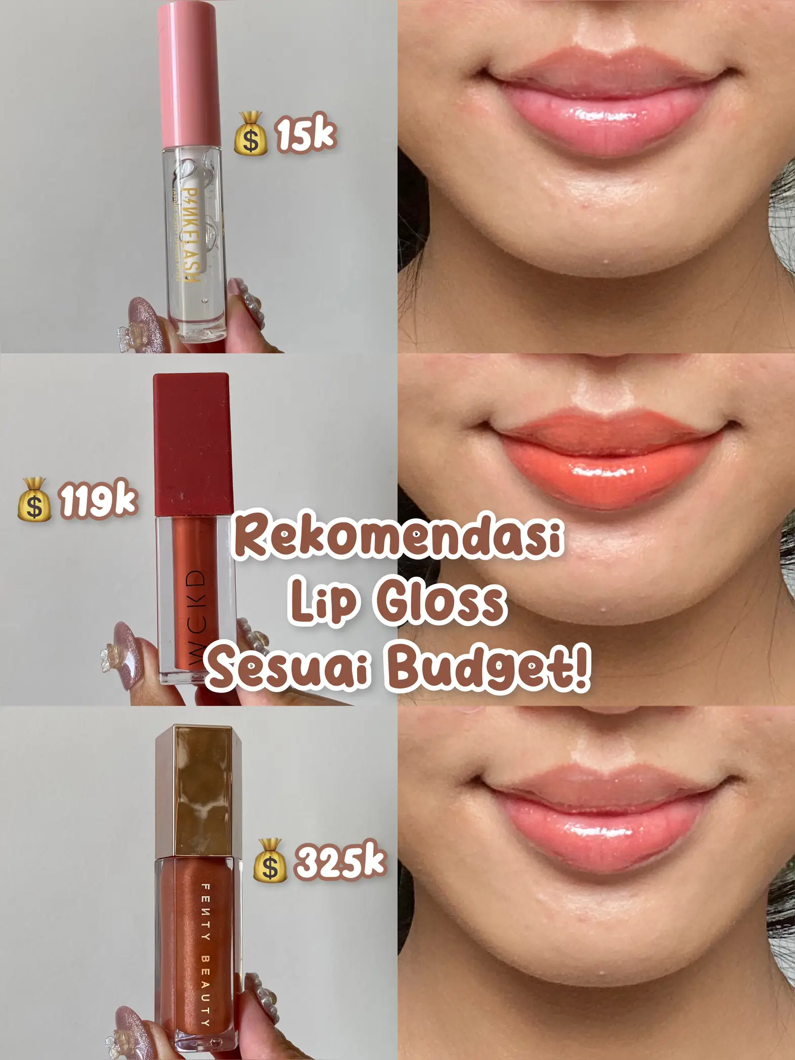 [SAVE] Rekomendasi Lip Gloss Sesuai Budget! 💰 Galeri diposting oleh