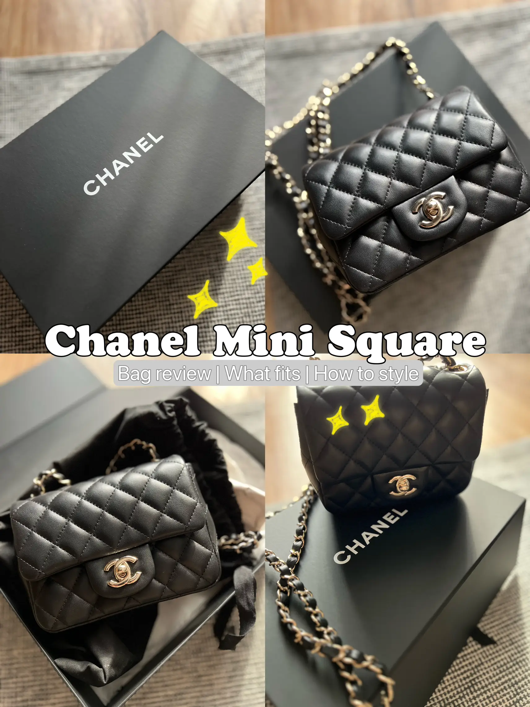 CHANEL MINI SQUARE REVIEW ✨  Gallery posted by tinedpsalvador