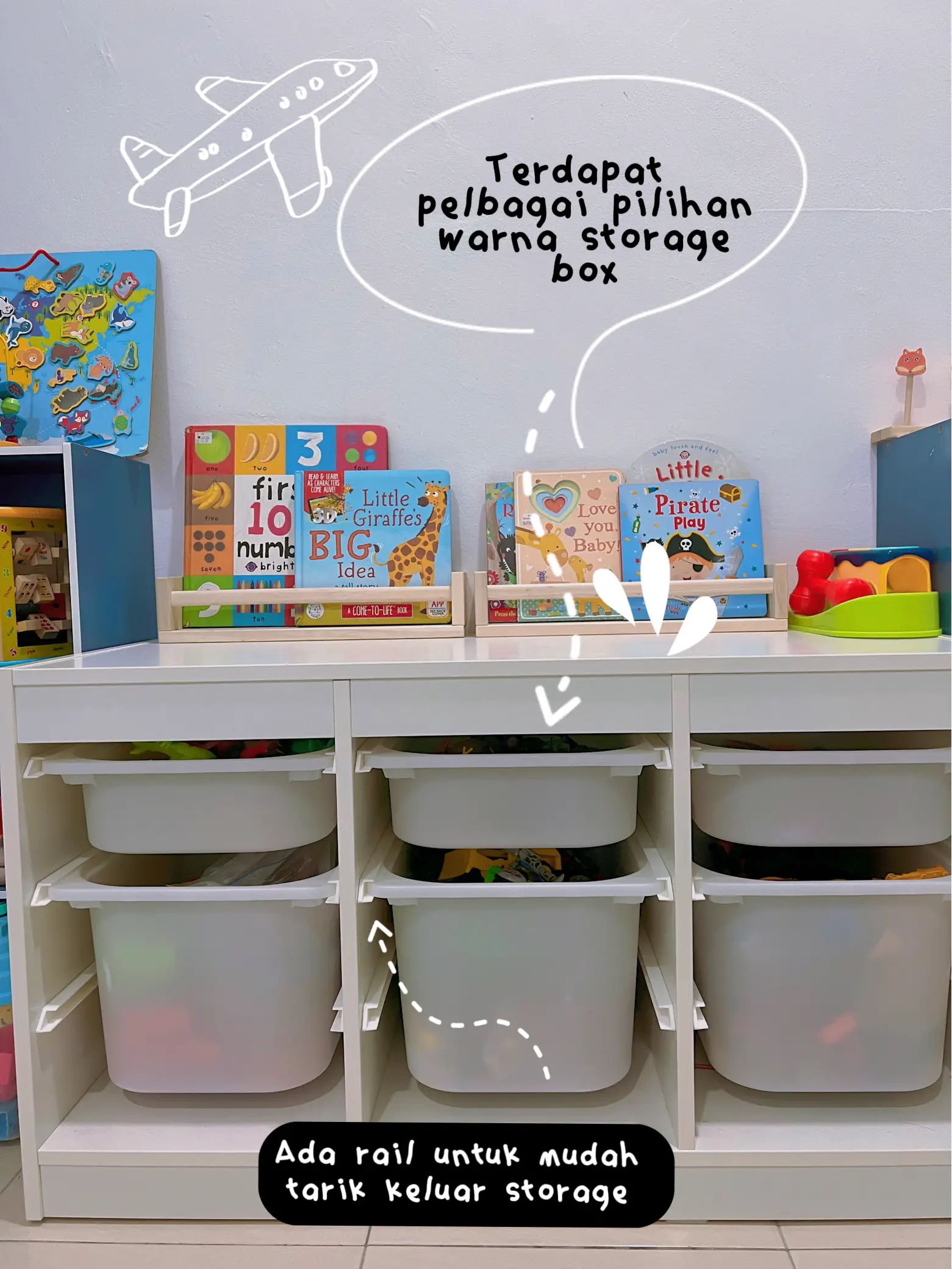 Toy Storage Ideas For Small Space 💡 Galeri disiarkan oleh Thiihomes