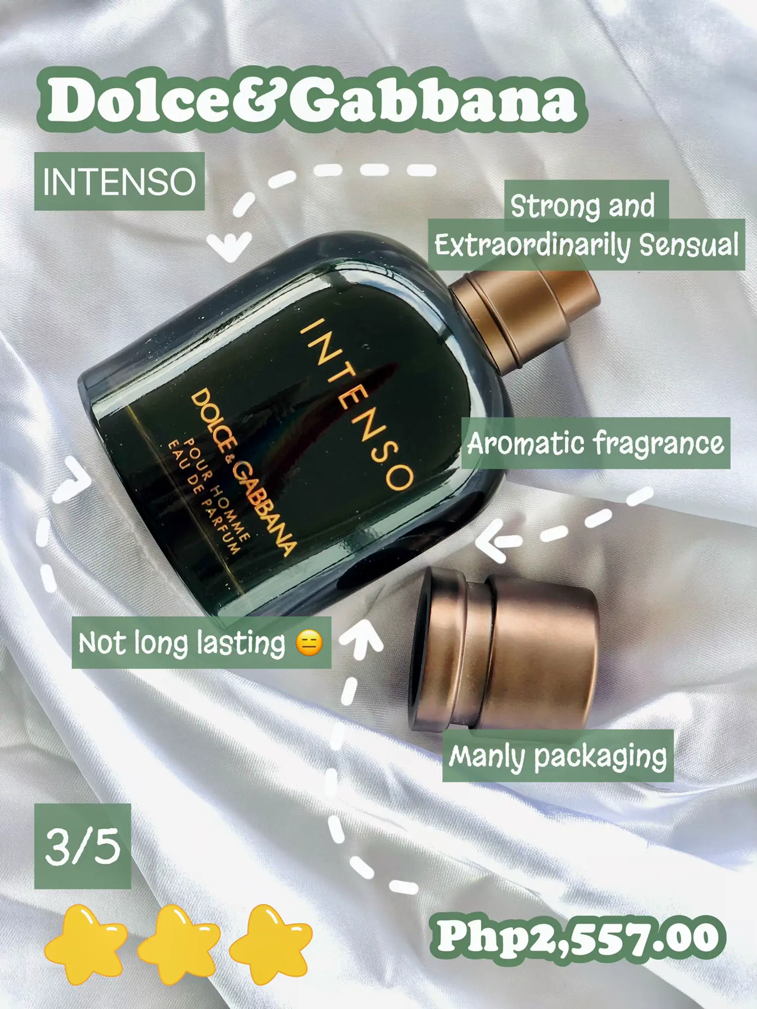 Intenso dolce discount and gabbana review