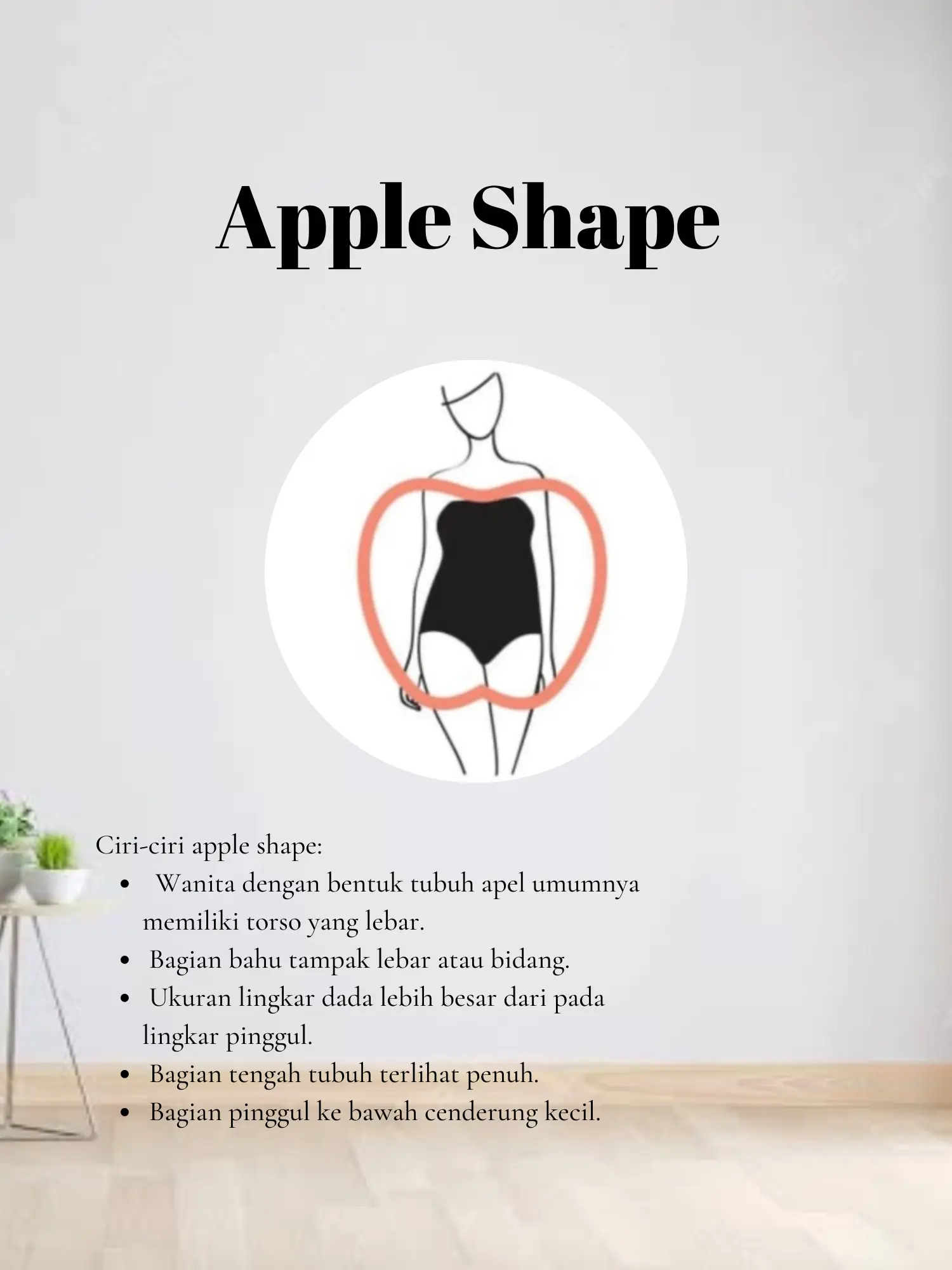 How to dress if you have an apple body shape