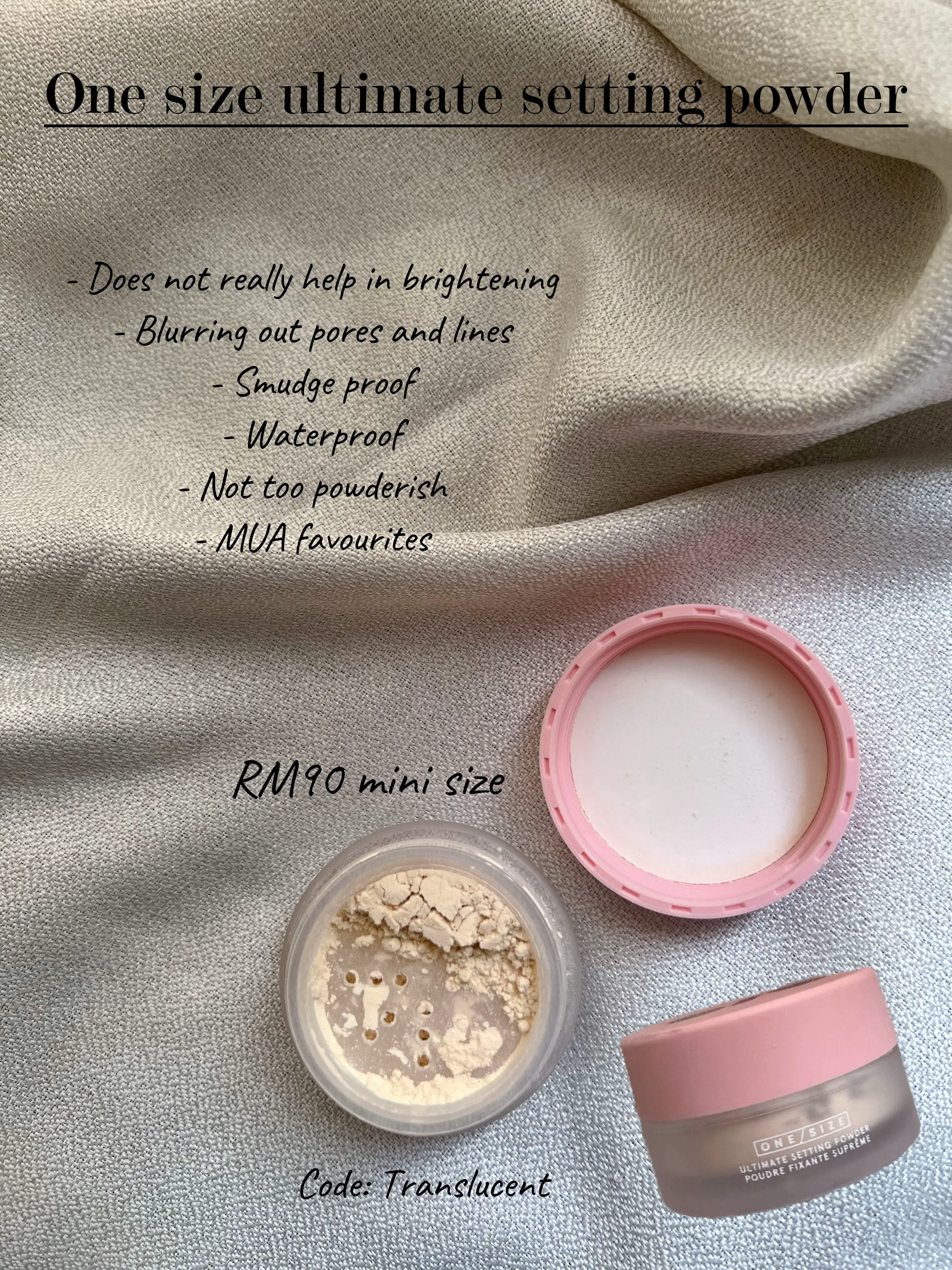 Favorite Loose Setting Powders - Reviews and Other Stuff