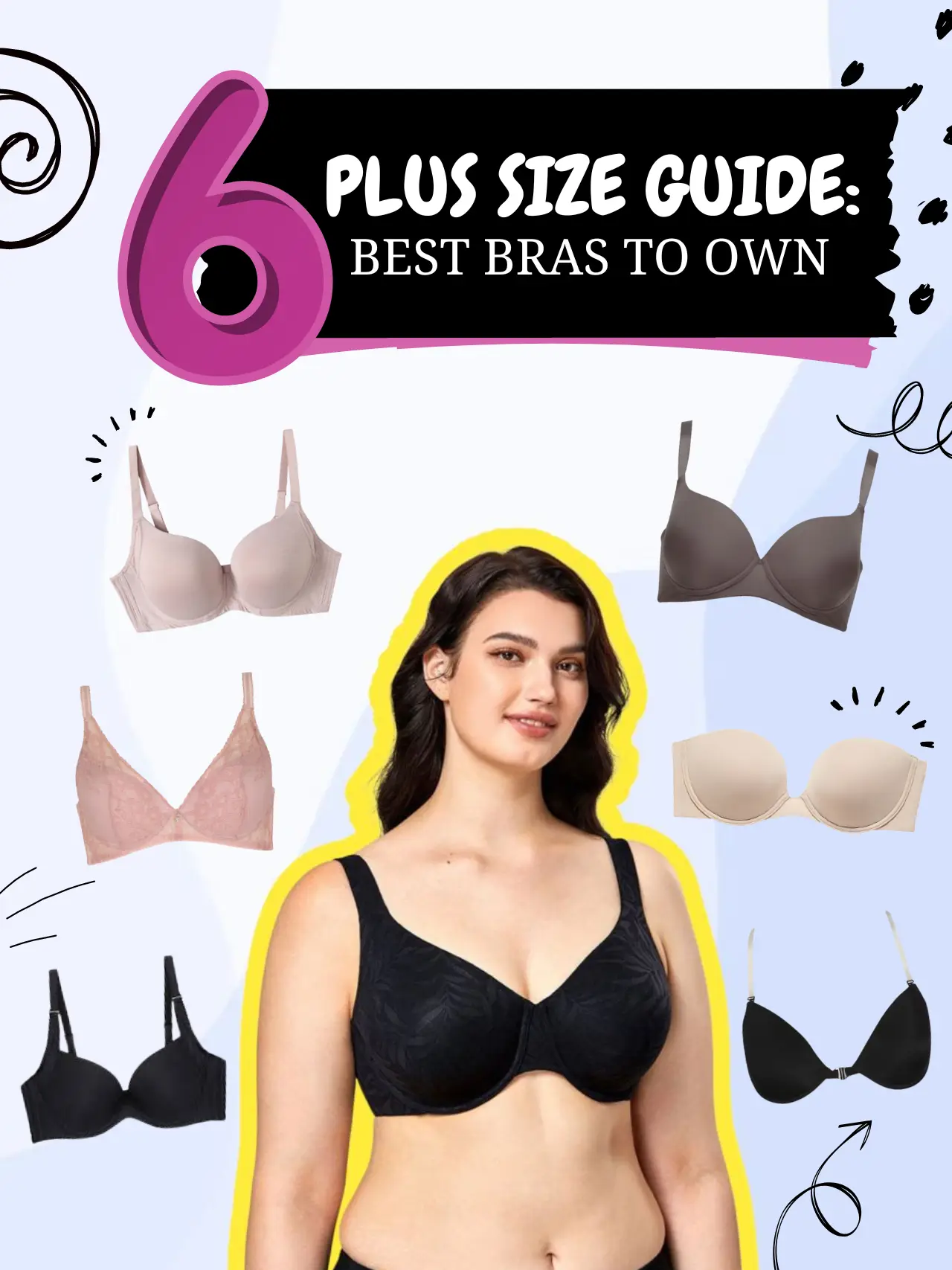 Women's Full Coverage Bra Smooth T-Shirt Plus Size Push Up Bra Underwire  Lightly Padded Bra No Side Effects-36/80AB 