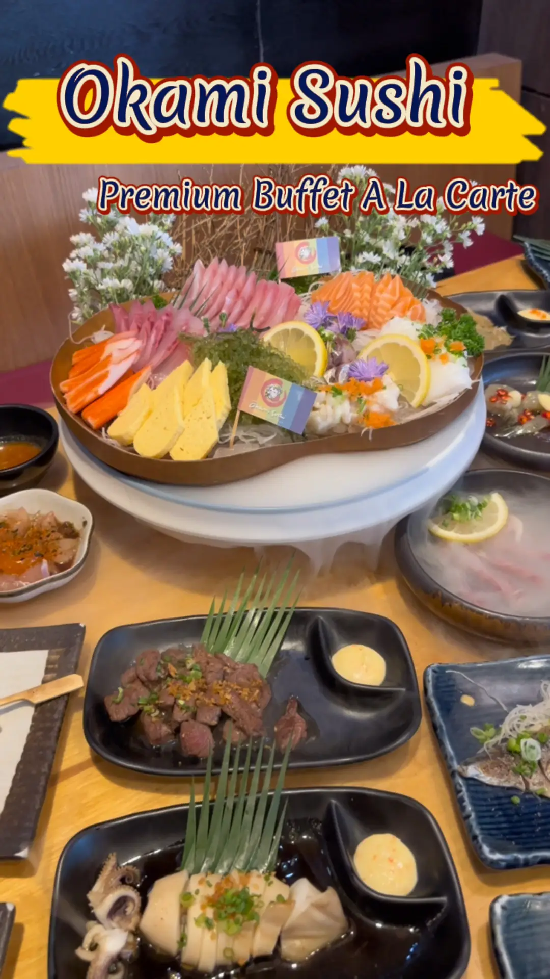 Okami Sushi Premium The Best Of Japanese Food Buffet🍱, Video published by  แพ้ของอร่อย