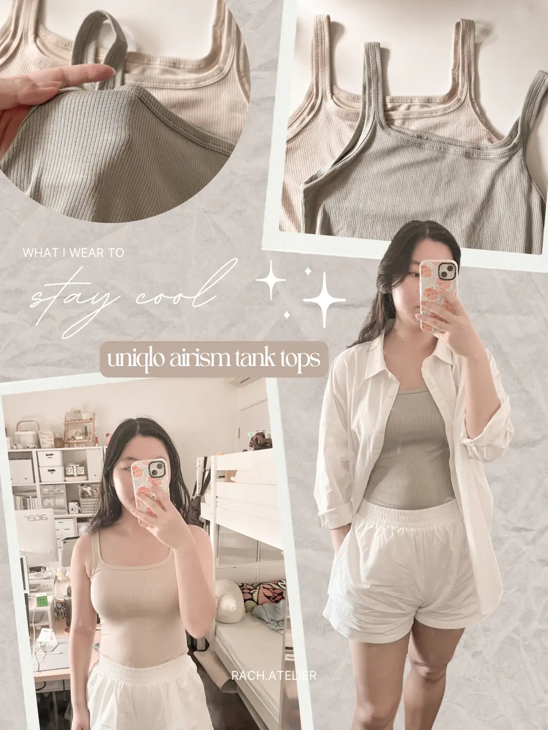 stay cool with these cute uniqlo tanks 🤩, Gallery posted by rach 👽