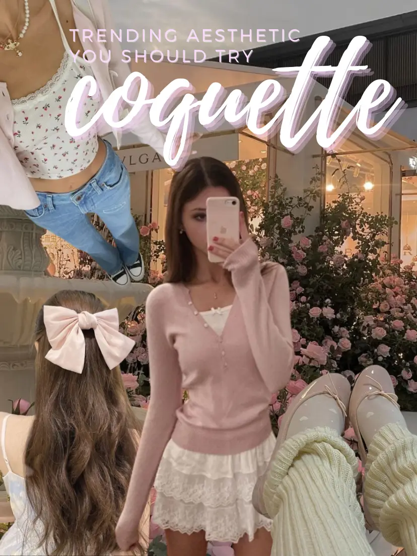 COQUETTE AESTHETIC OUTFIT IDEAS 🎀 // coquette fashion lookbook 