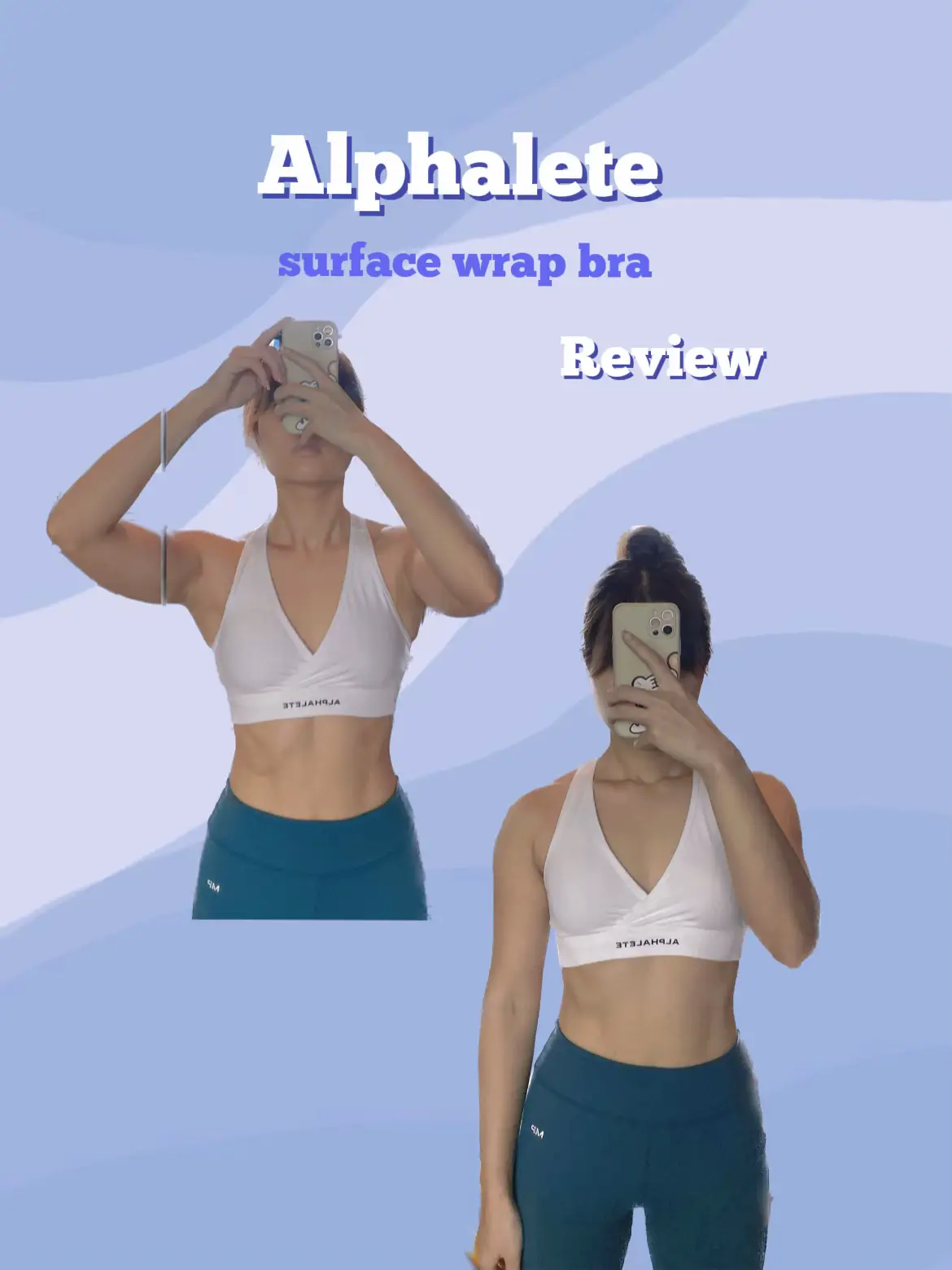 Alphalete Blue Sports Bra Size M - $38 (26% Off Retail) - From