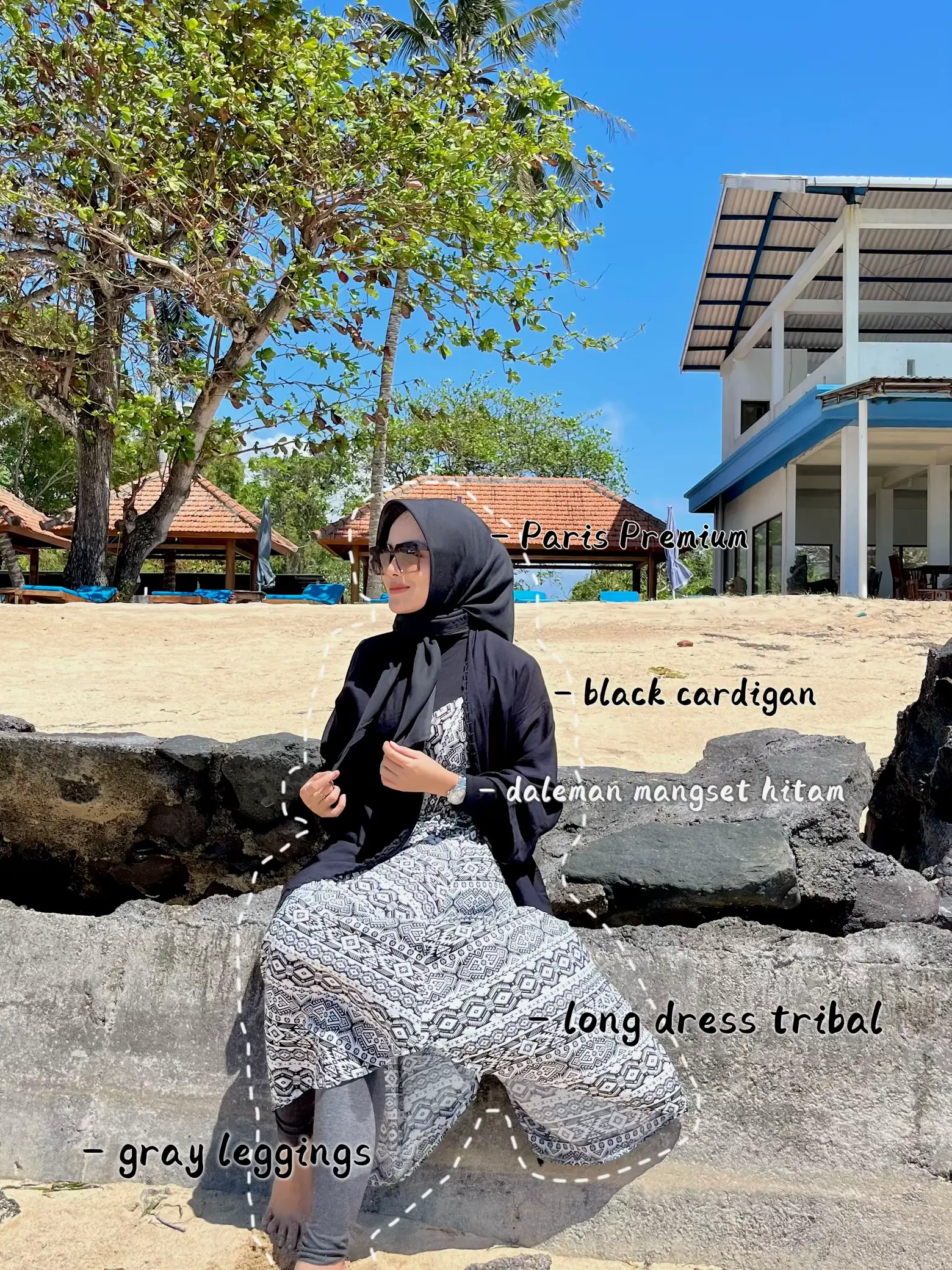 Hijabi Outfit di Pantai🏝️ | Wulandari Rayaaが投稿したフォトブック | Lemon8