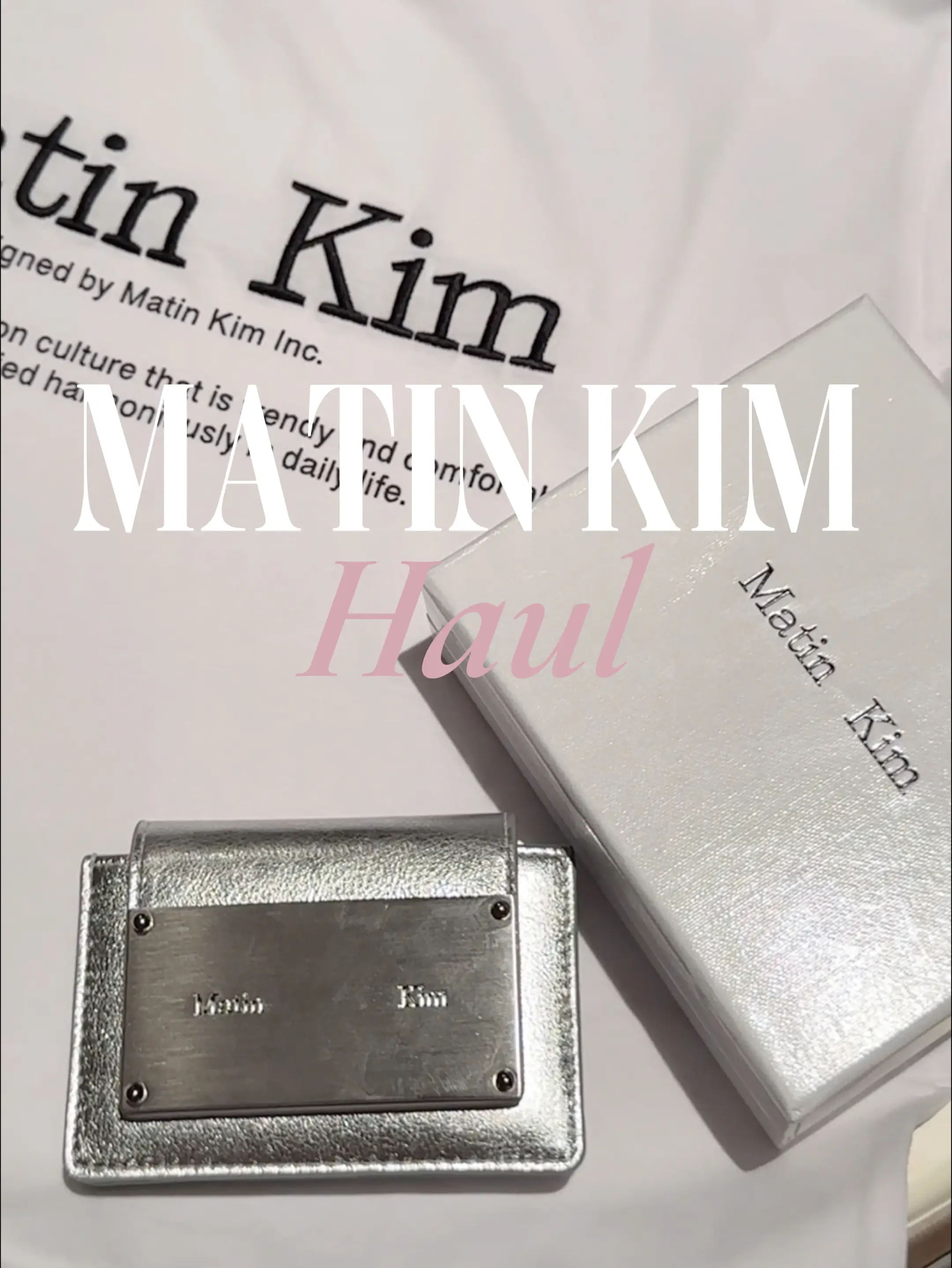 Haul's new from Matin Kim.🖤🛍️